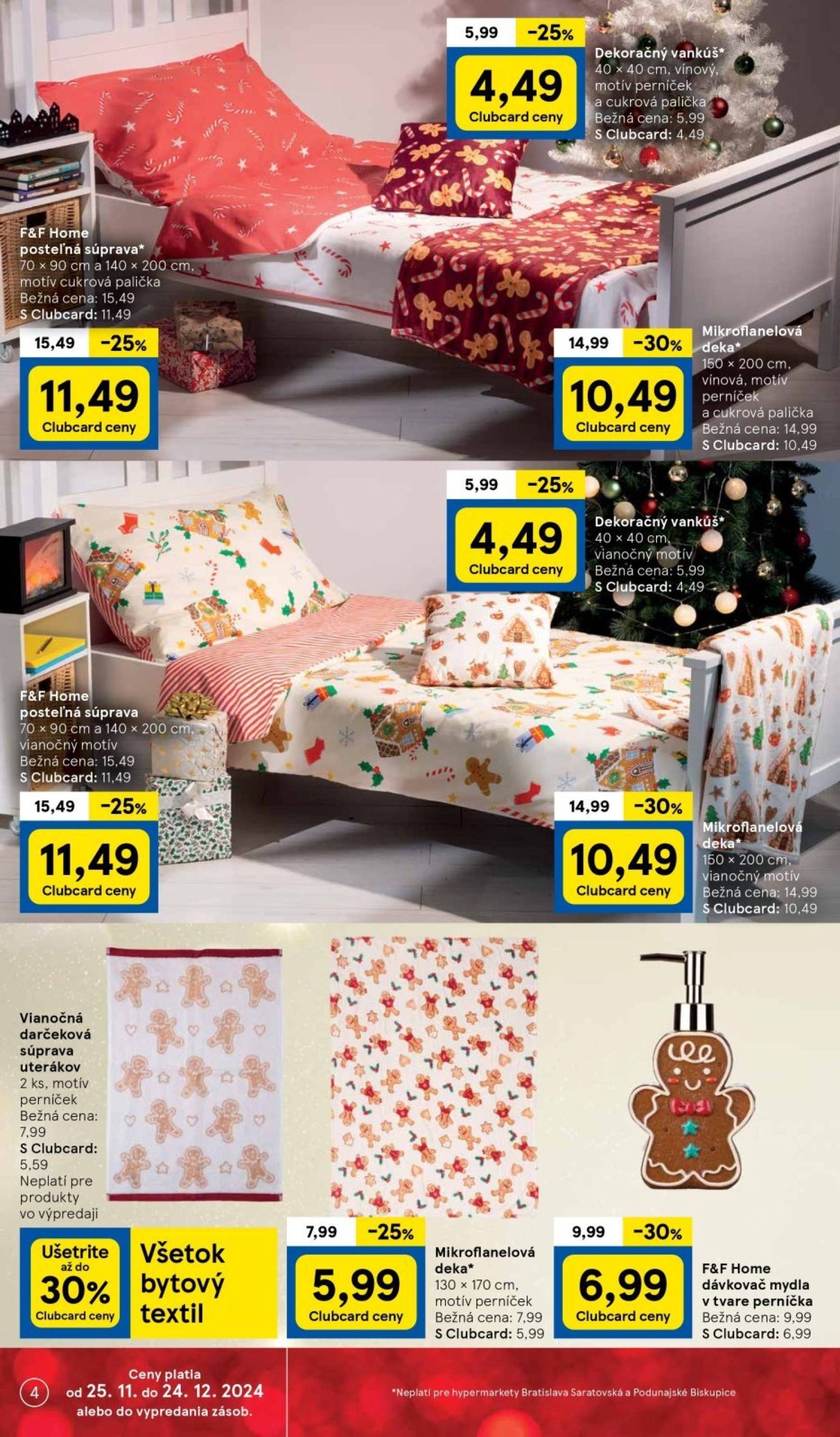 tesco - Tesco - Vianoce leták platný od 25.11. - 24.12. - page: 4