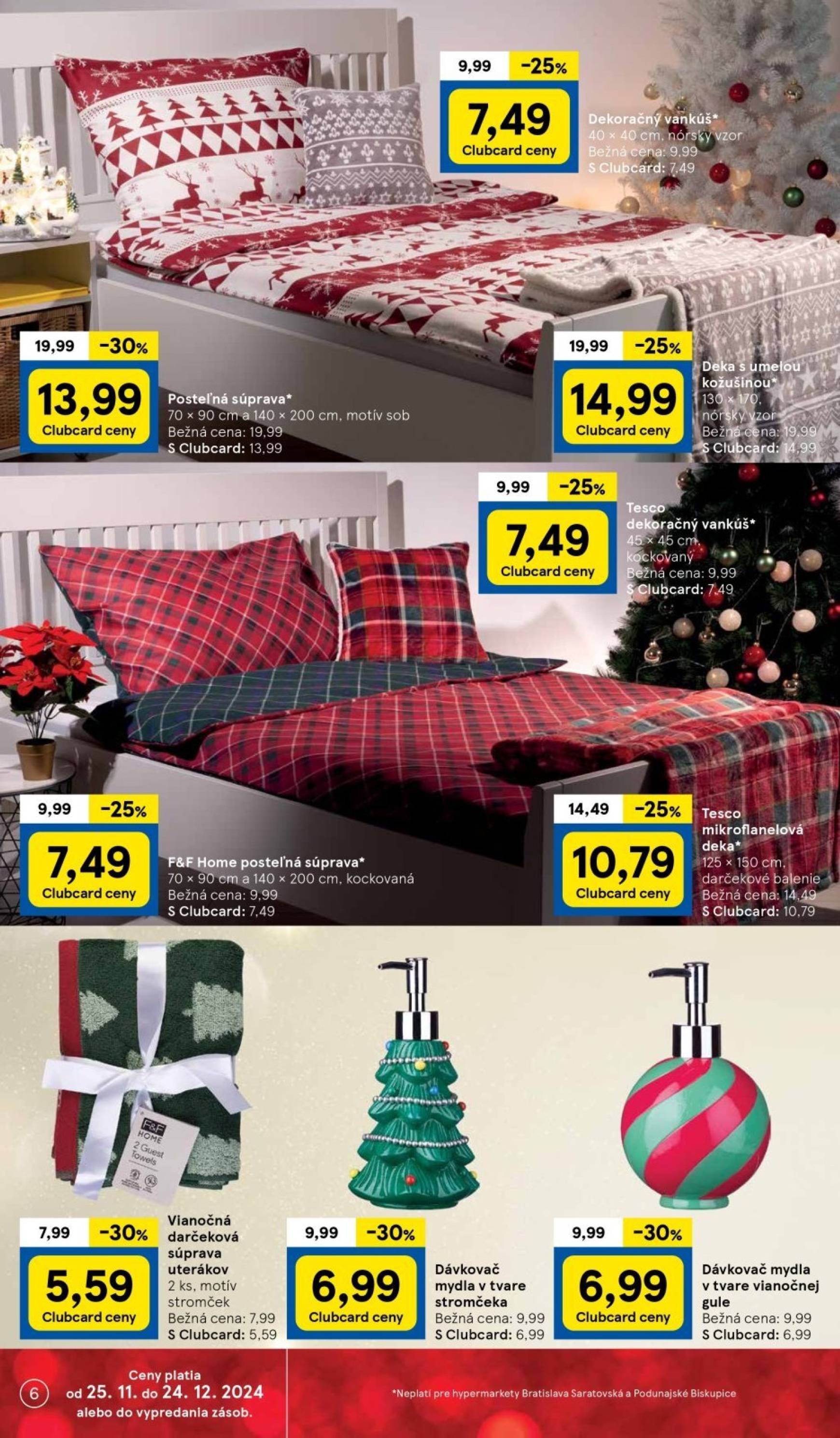 tesco - Tesco - Vianoce leták platný od 25.11. - 24.12. - page: 6