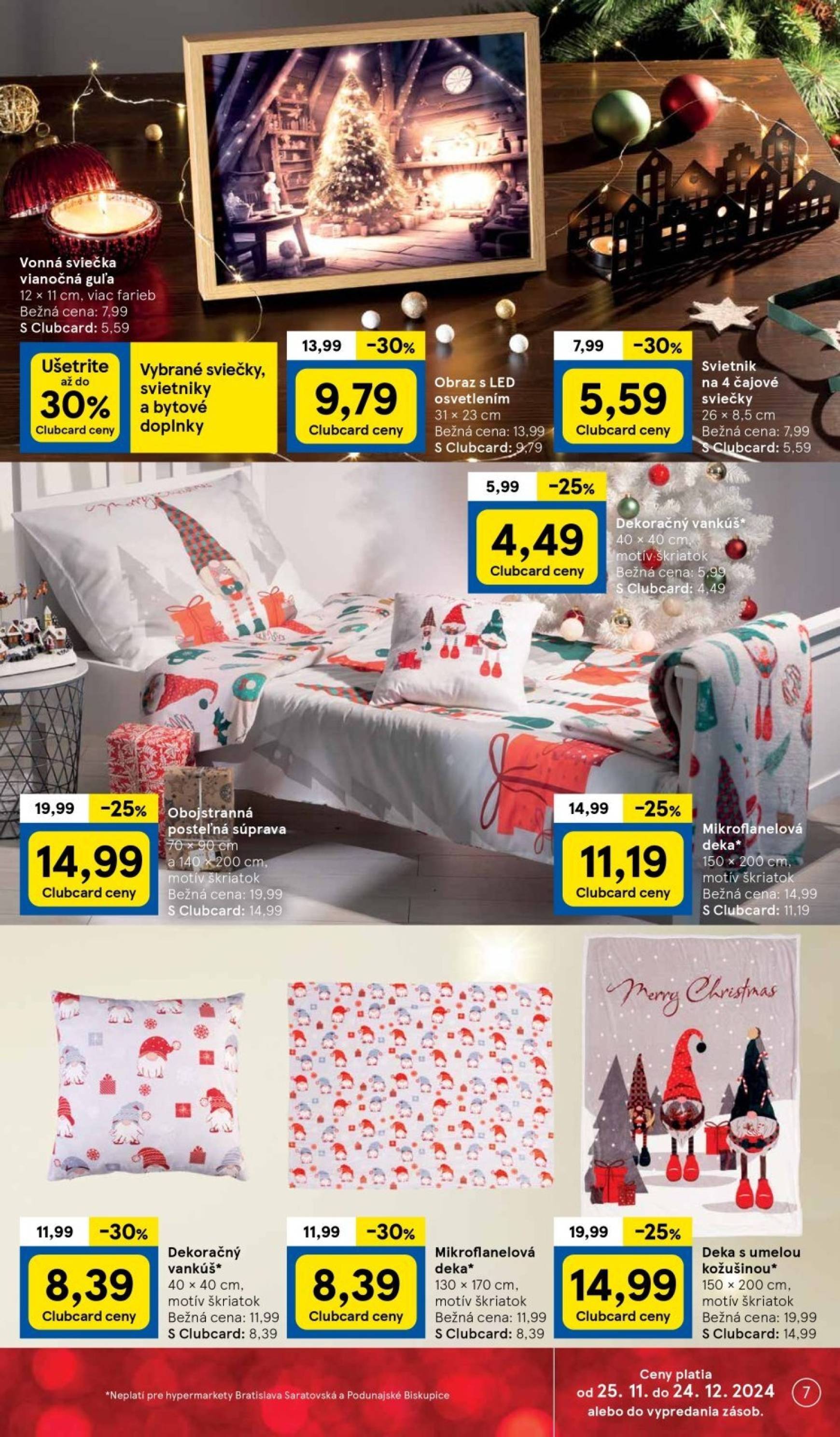 tesco - Tesco - Vianoce leták platný od 25.11. - 24.12. - page: 7