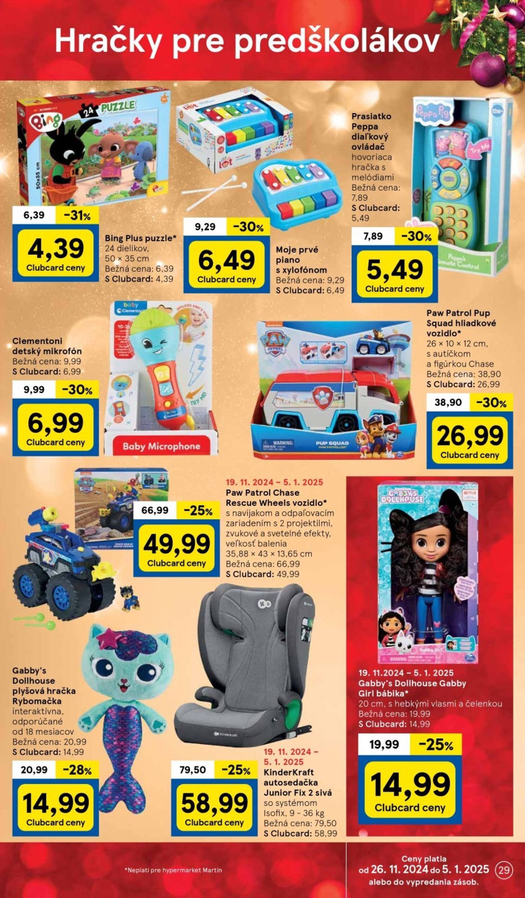 tesco - Tesco - Vianoce leták platný od 25.11. - 24.12. - page: 29