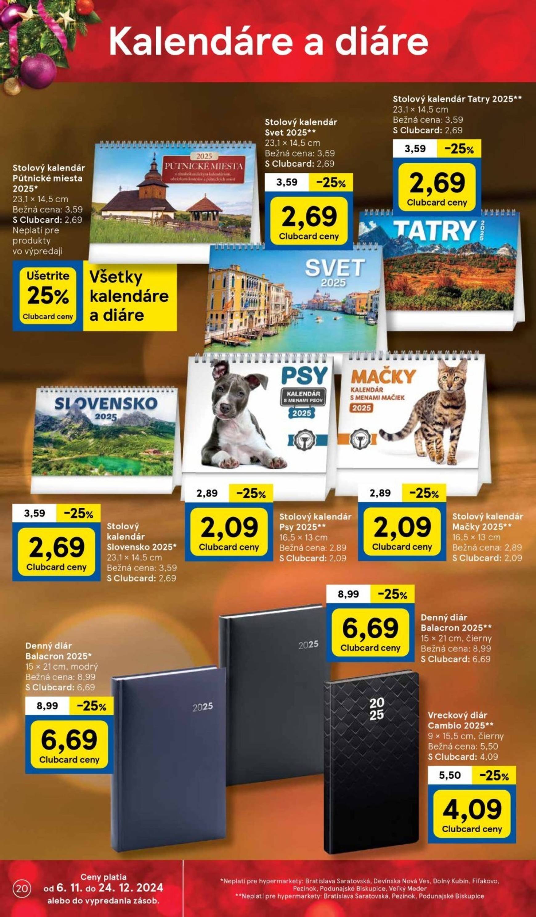 tesco - Tesco - Vianoce leták platný od 25.11. - 24.12. - page: 20