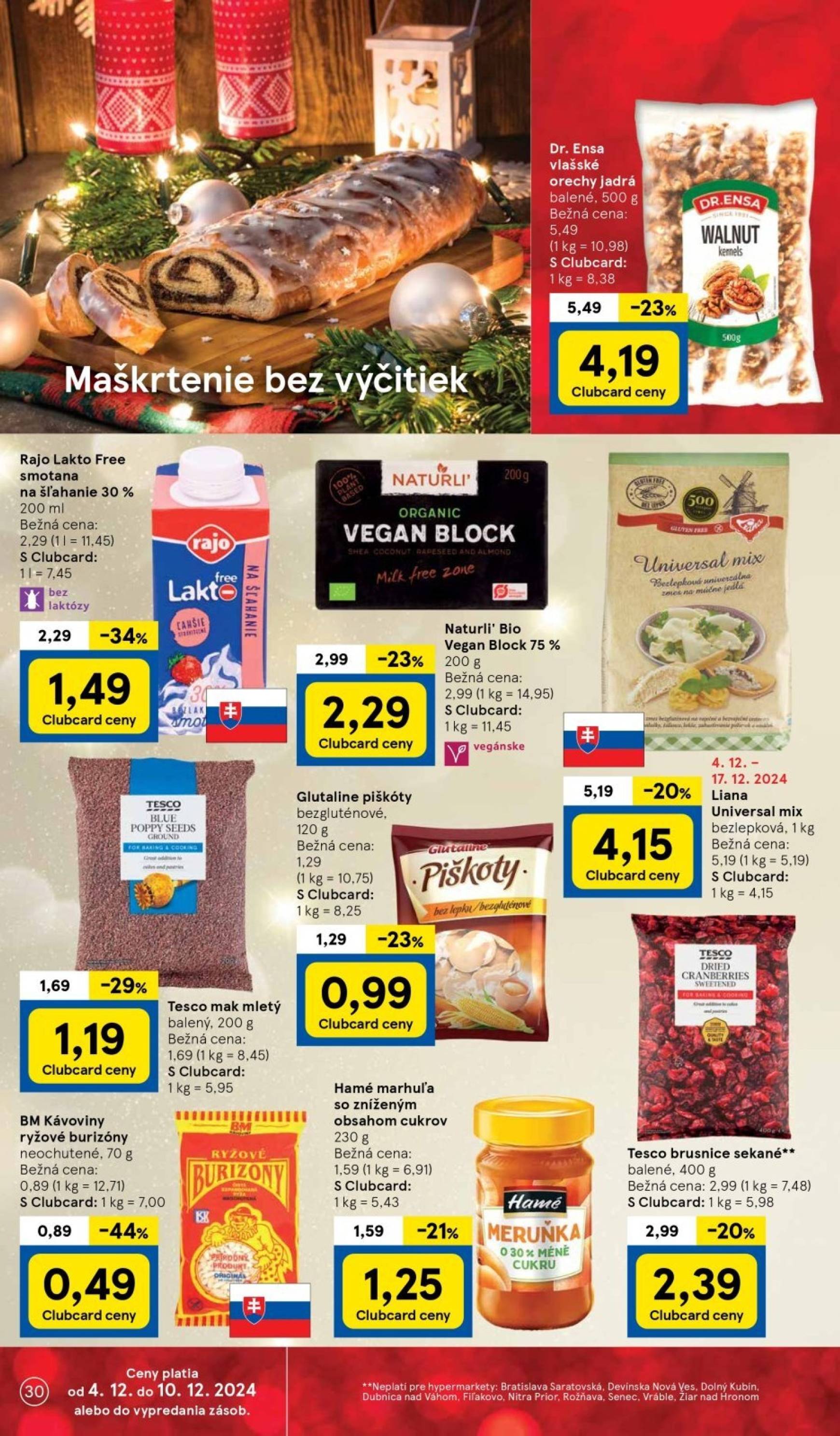 tesco - Tesco leták platný od 04.12. - 12.12. - page: 30