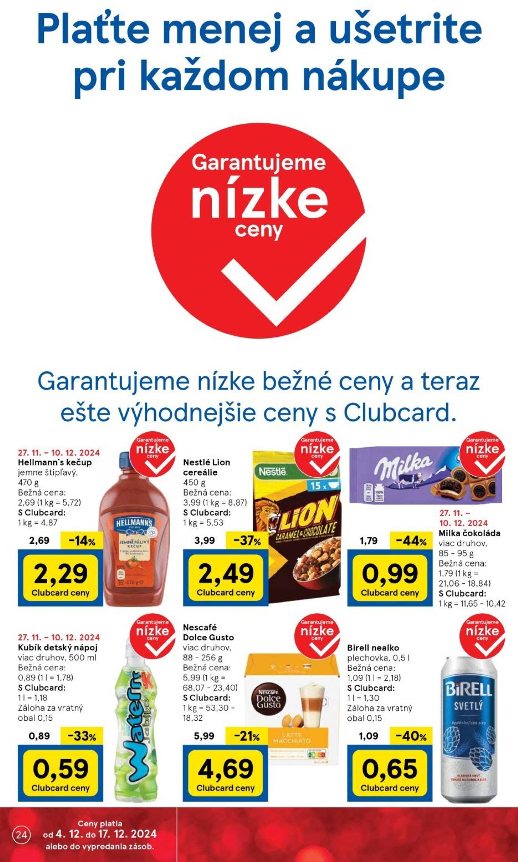 tesco - Tesco leták platný od 04.12. - 12.12. - page: 24