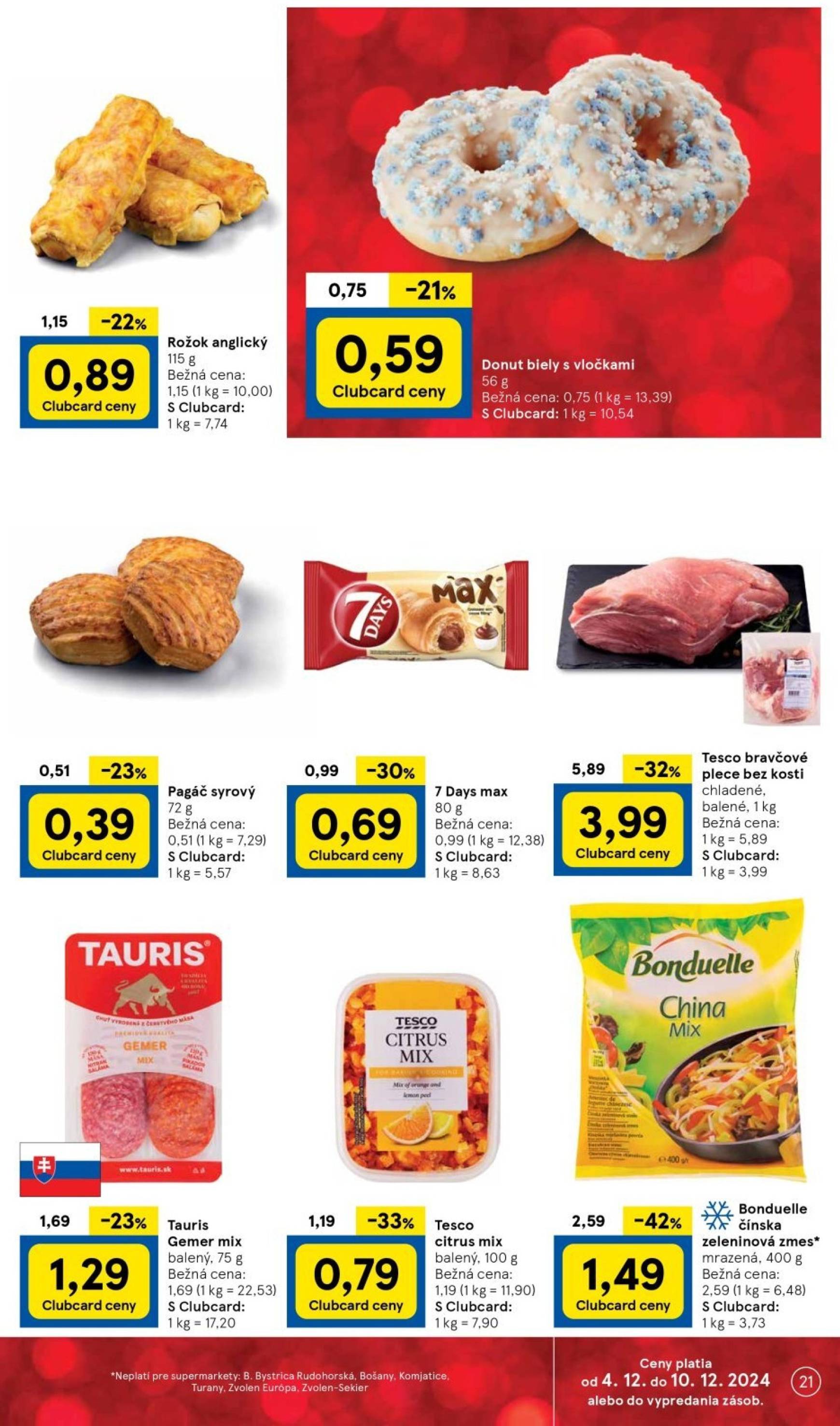 tesco - Tesco Supermarket leták platný od 04.12. - 10.12. - page: 21