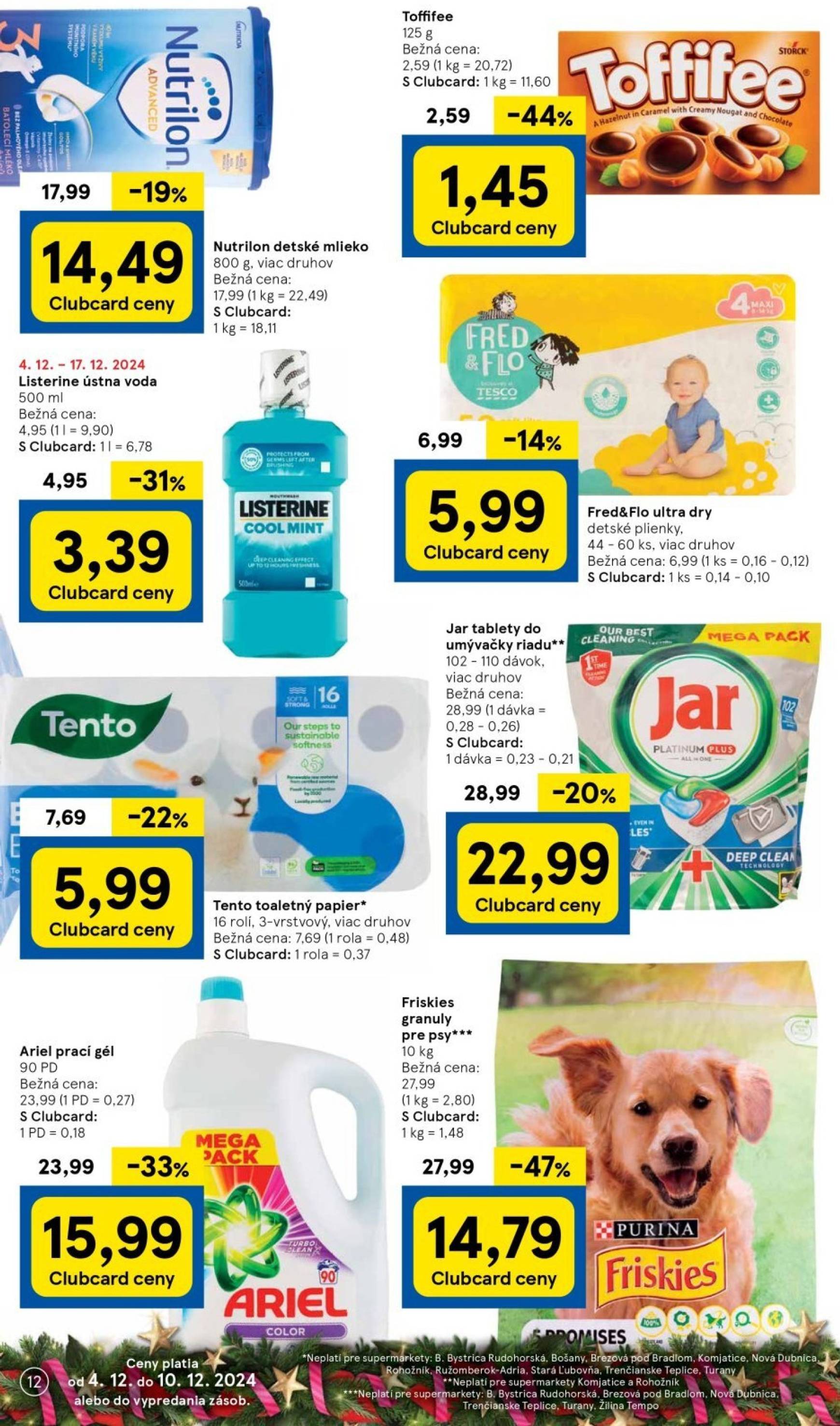 tesco - Tesco Supermarket leták platný od 04.12. - 10.12. - page: 12