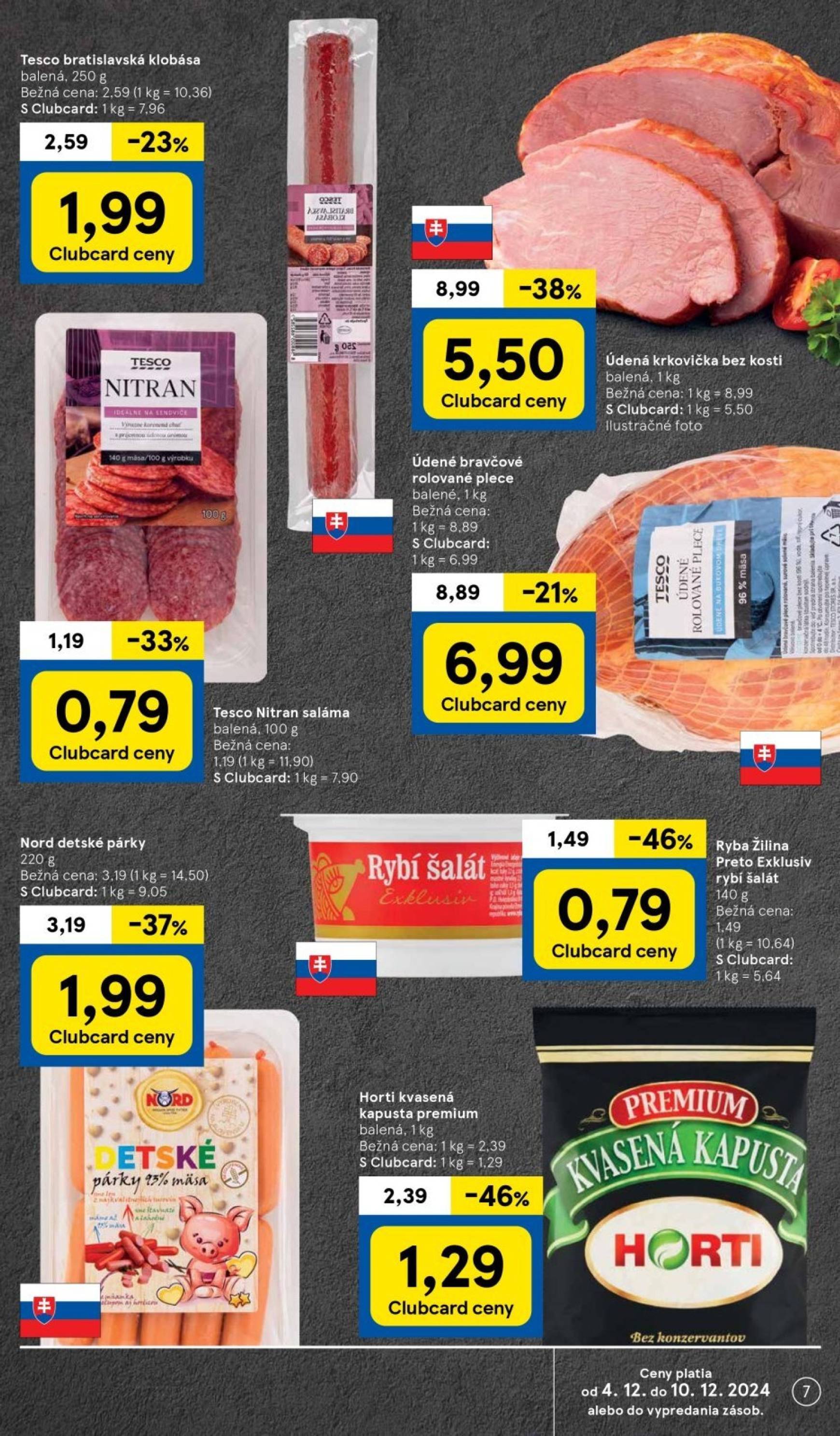 tesco - Tesco Supermarket leták platný od 04.12. - 10.12. - page: 7