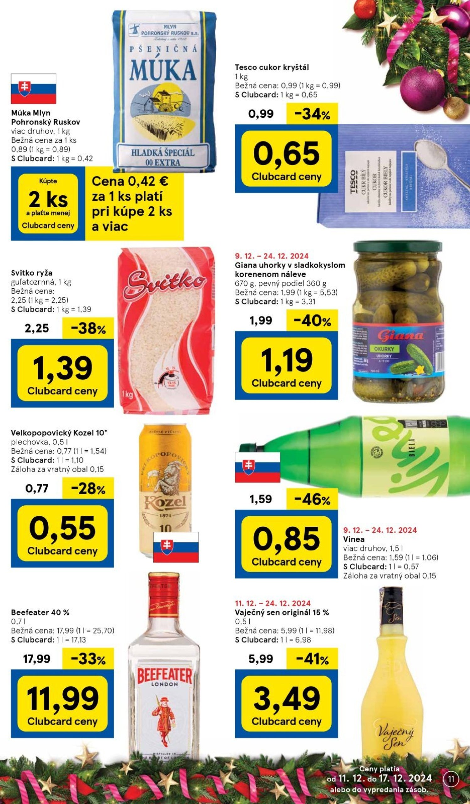 tesco - Tesco leták platný od 11.12. - 17.12. - page: 11