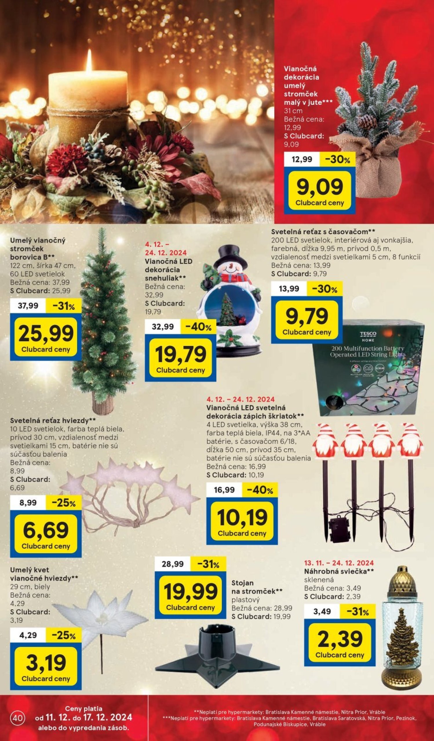 tesco - Tesco leták platný od 11.12. - 17.12. - page: 40