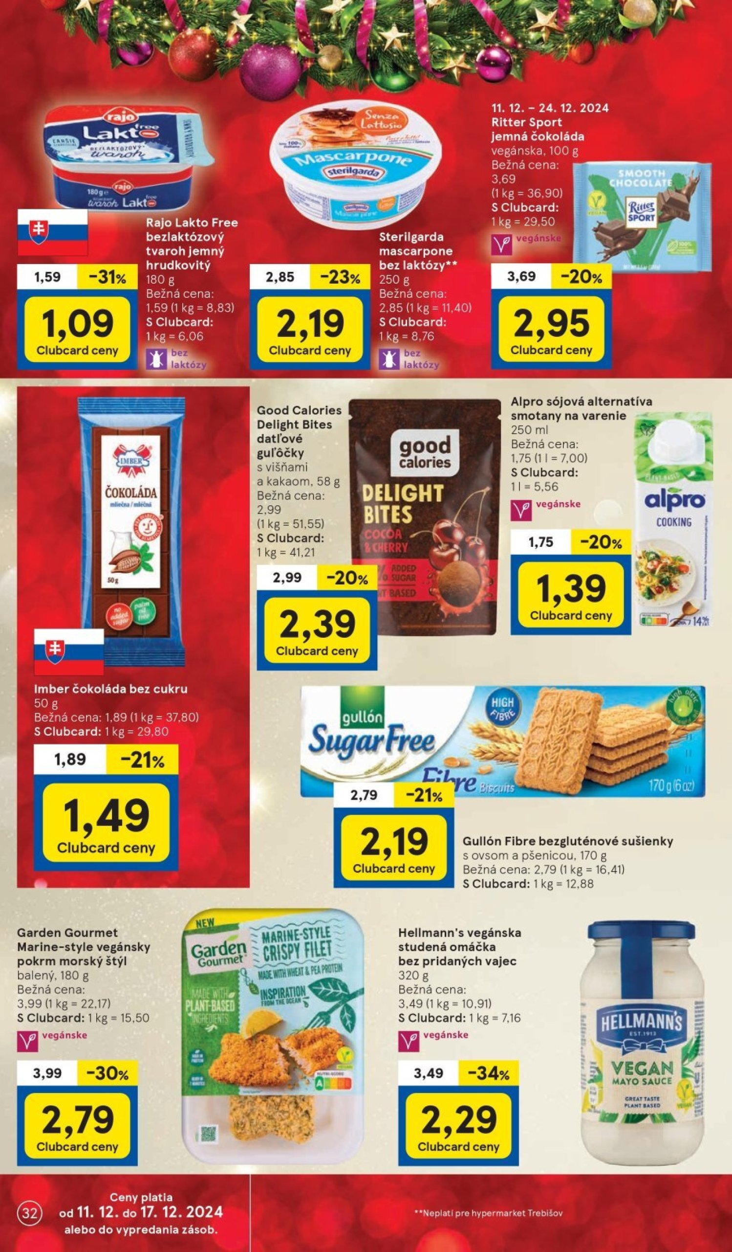 tesco - Tesco leták platný od 11.12. - 17.12. - page: 32