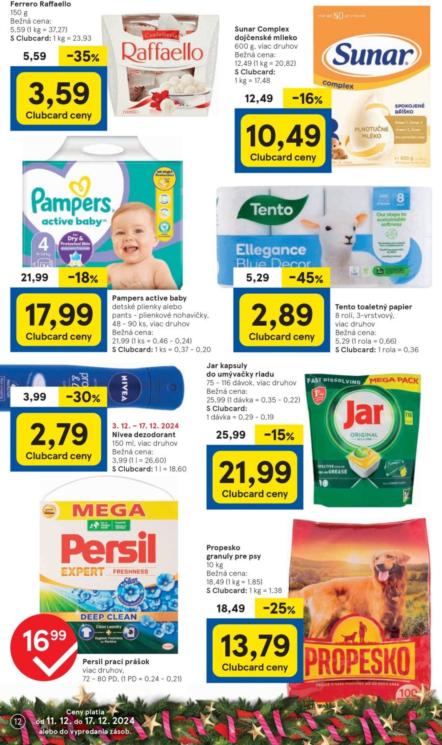 tesco - Tesco leták platný od 11.12. - 17.12. - page: 12