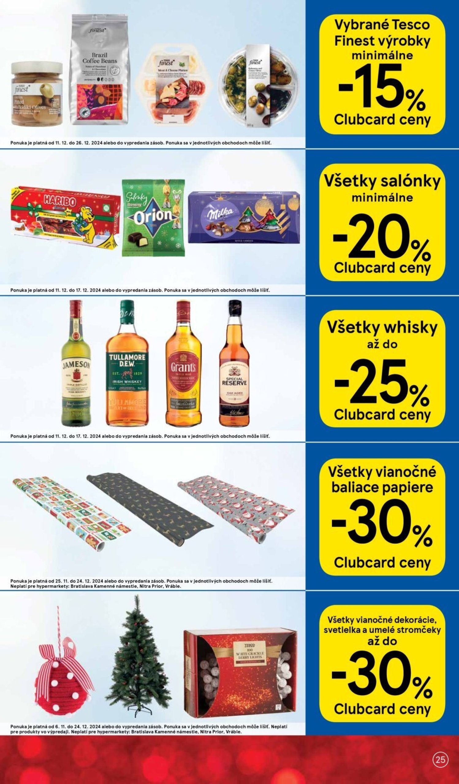 tesco - Tesco leták platný od 11.12. - 17.12. - page: 25