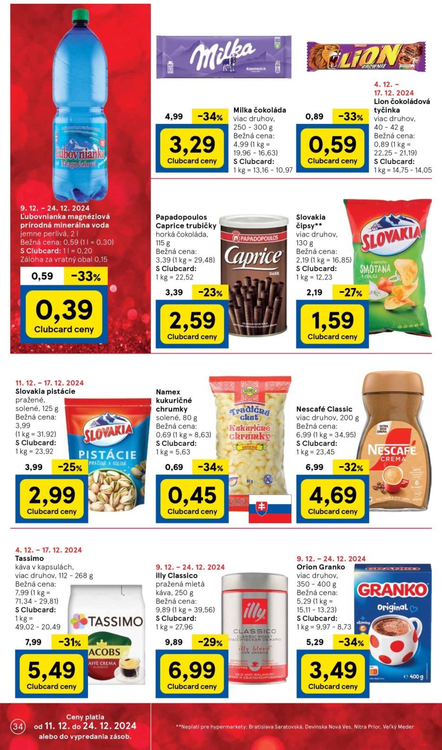 tesco - Tesco leták platný od 11.12. - 17.12. - page: 34