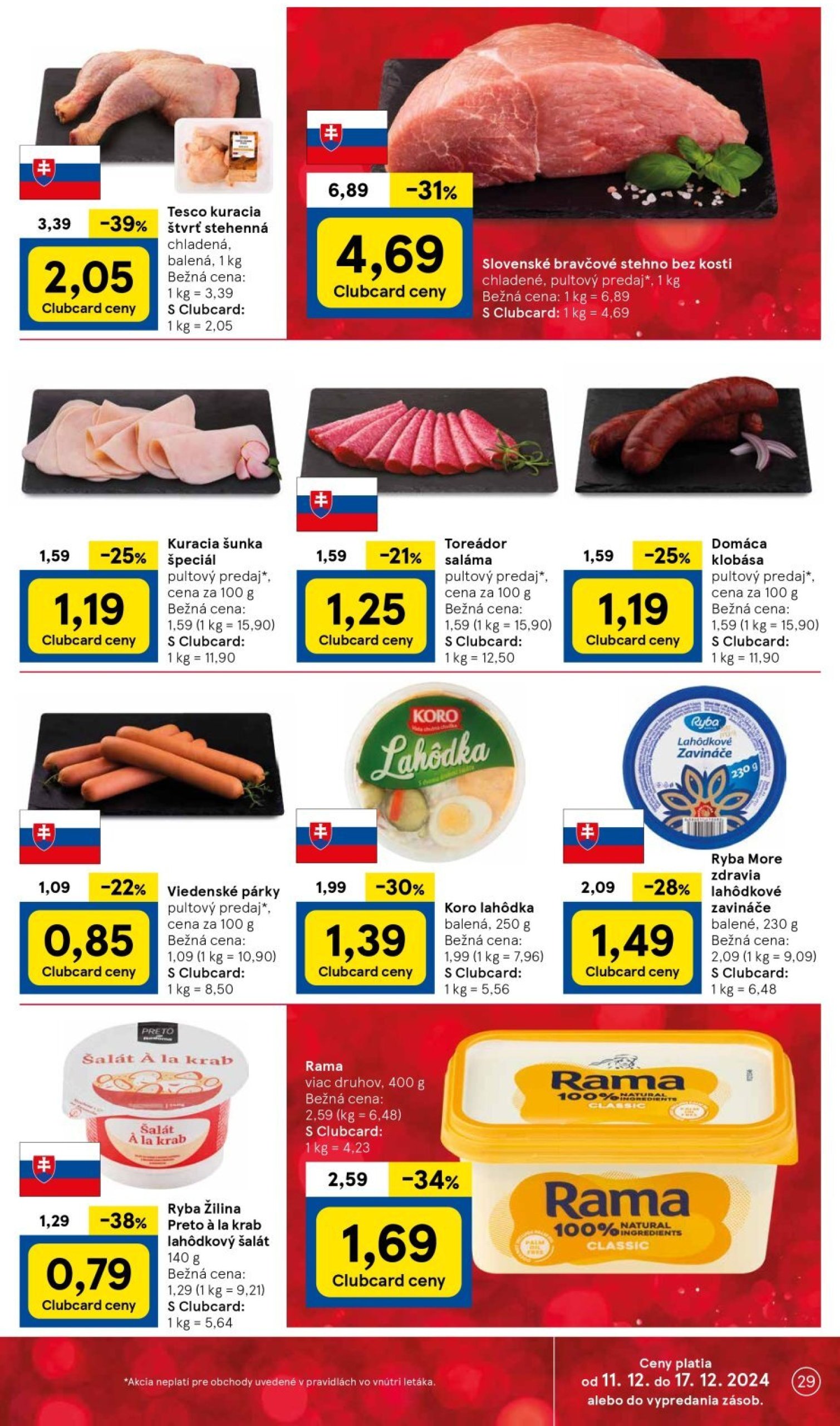 tesco - Tesco leták platný od 11.12. - 17.12. - page: 29