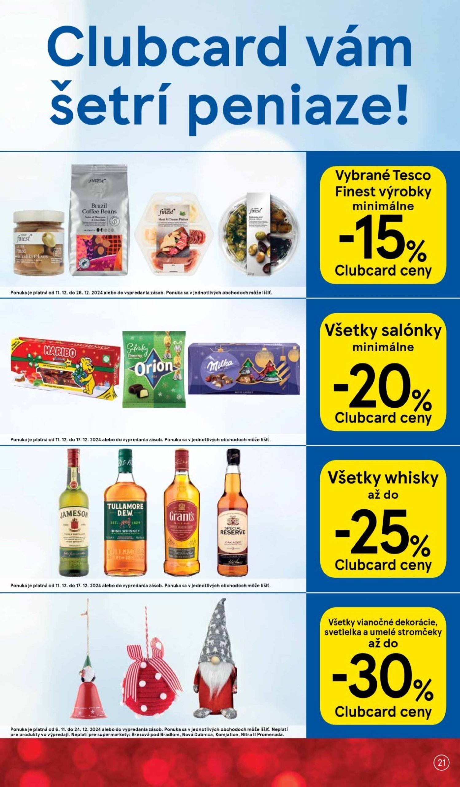 tesco - Tesco Supermarket leták platný od 11.12. - 17.12. - page: 21