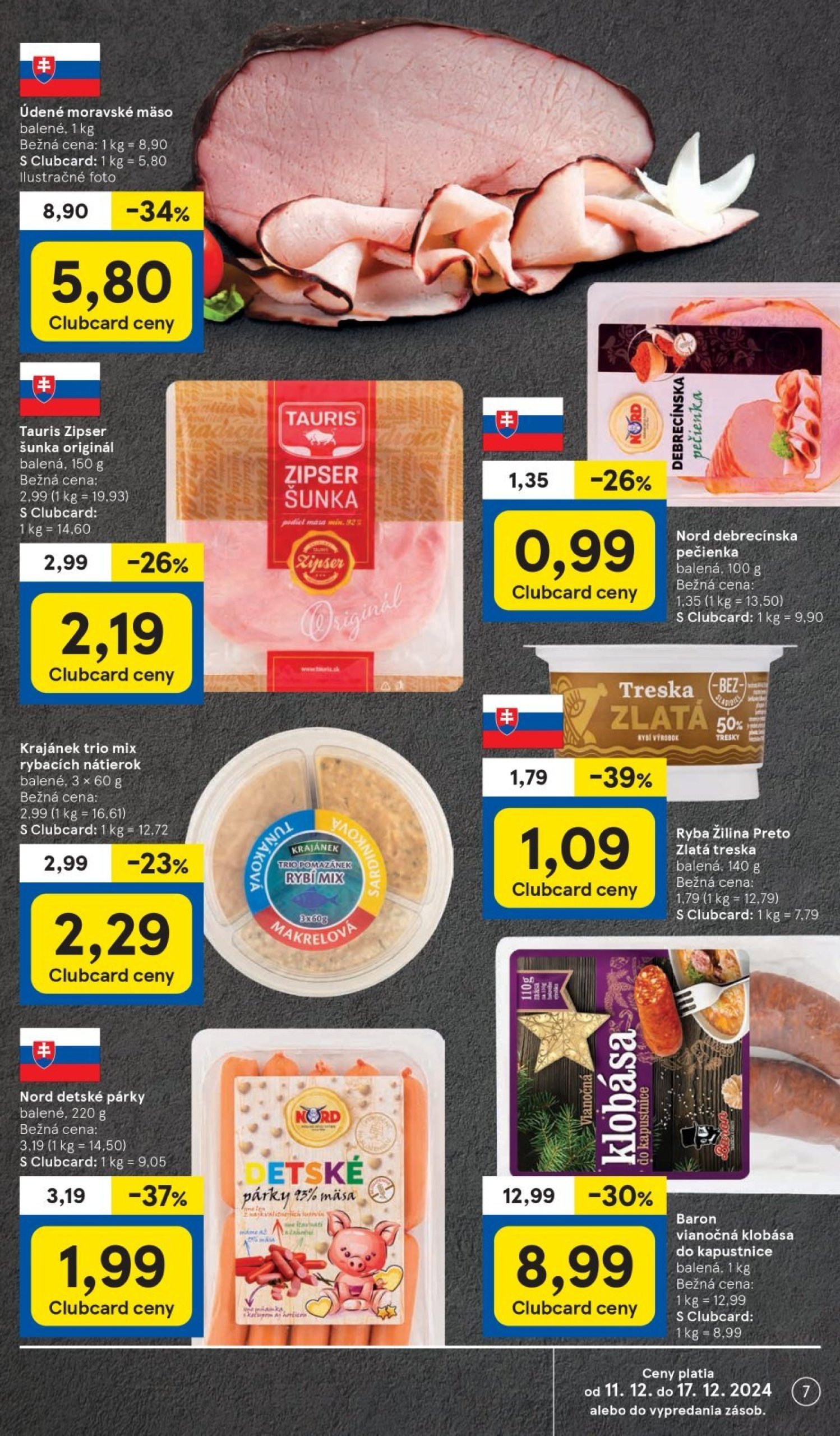 tesco - Tesco Supermarket leták platný od 11.12. - 17.12. - page: 7