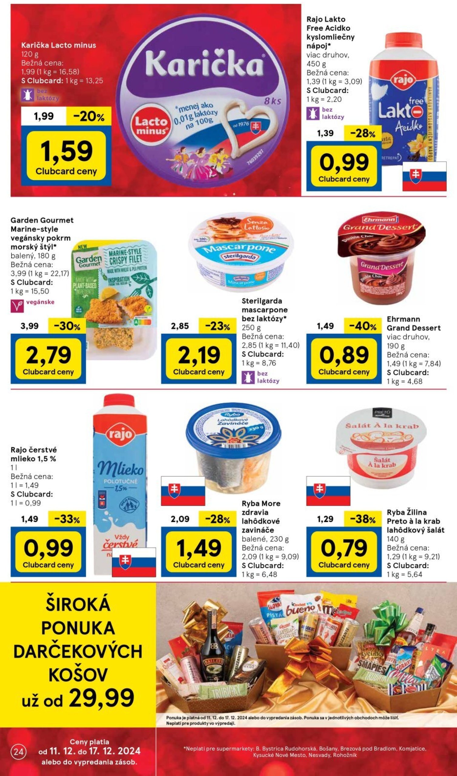 tesco - Tesco Supermarket leták platný od 11.12. - 17.12. - page: 24