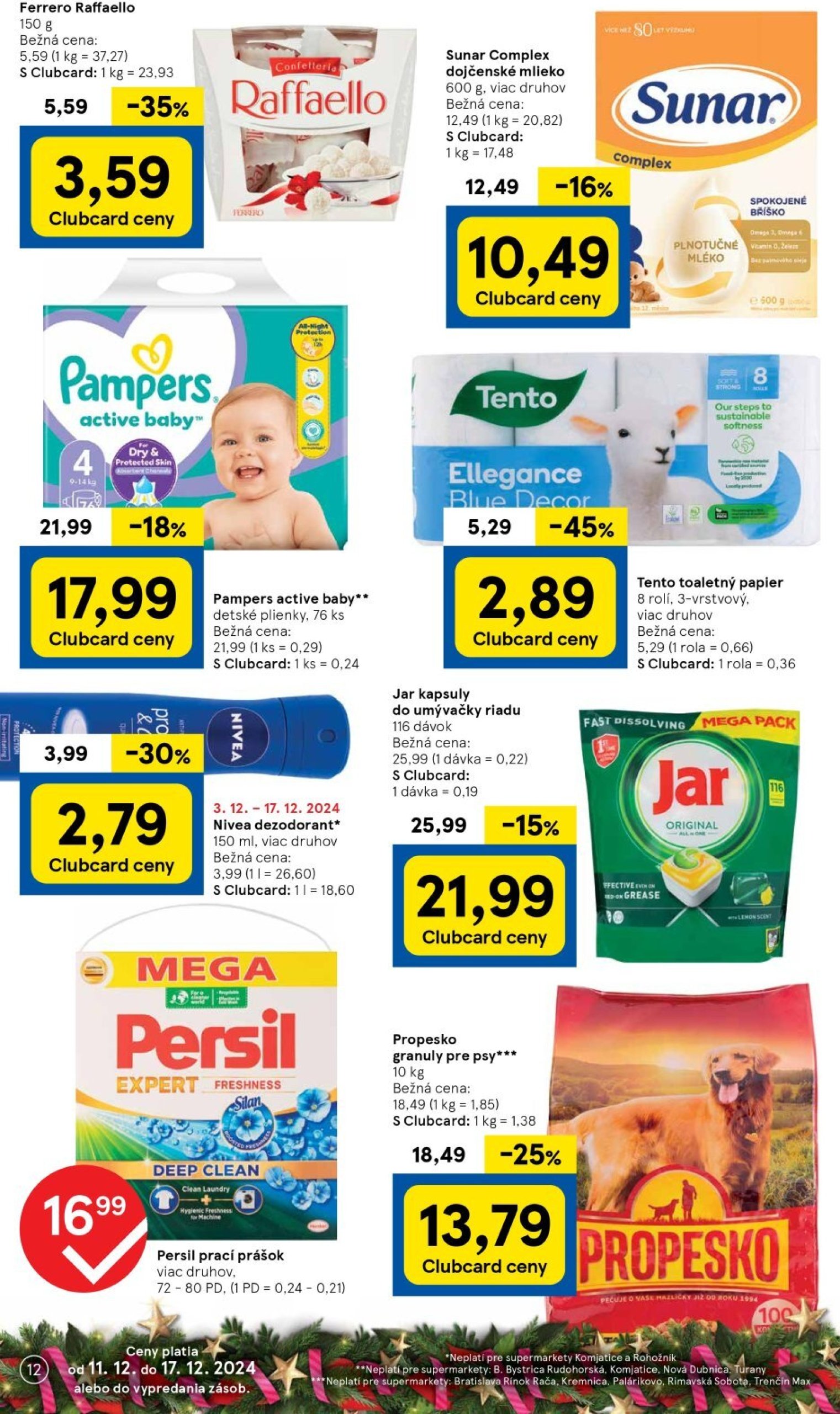 tesco - Tesco Supermarket leták platný od 11.12. - 17.12. - page: 12