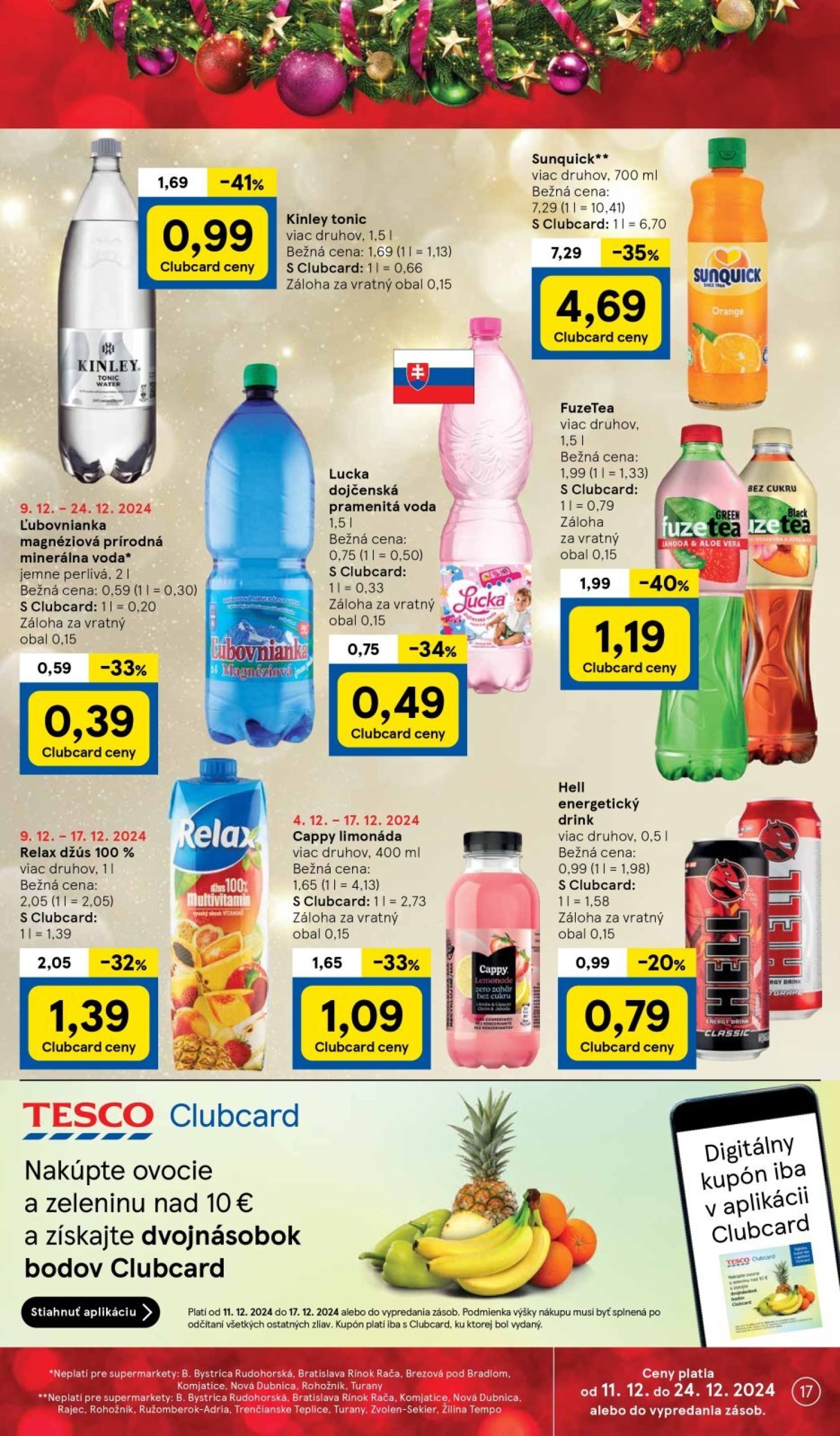 tesco - Tesco Supermarket leták platný od 11.12. - 17.12. - page: 17