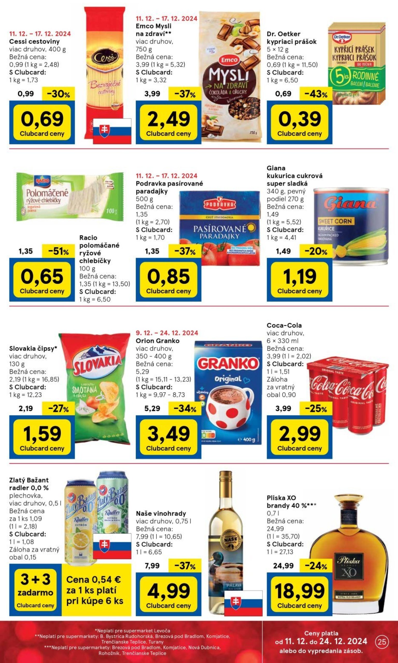 tesco - Tesco Supermarket leták platný od 11.12. - 17.12. - page: 25