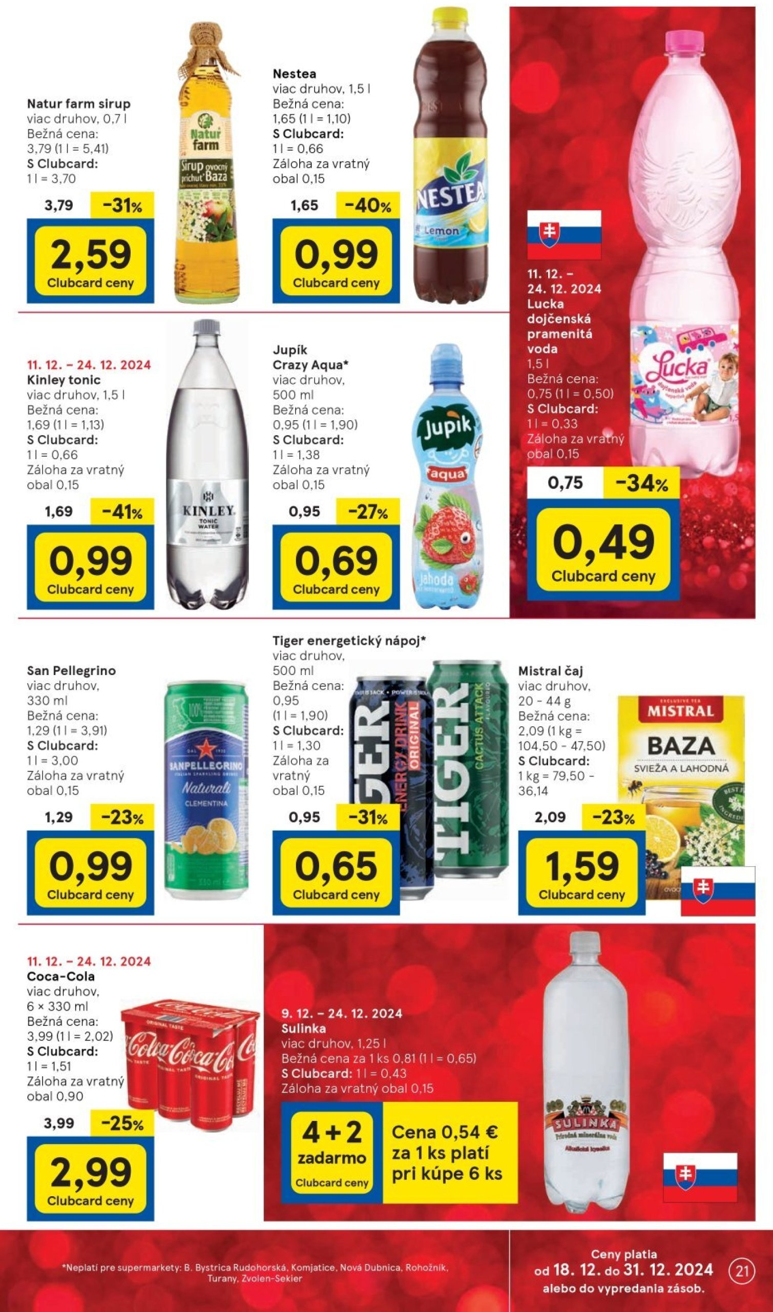 tesco - Tesco Supermarket leták platný od 18.12. - 24.12. - page: 21