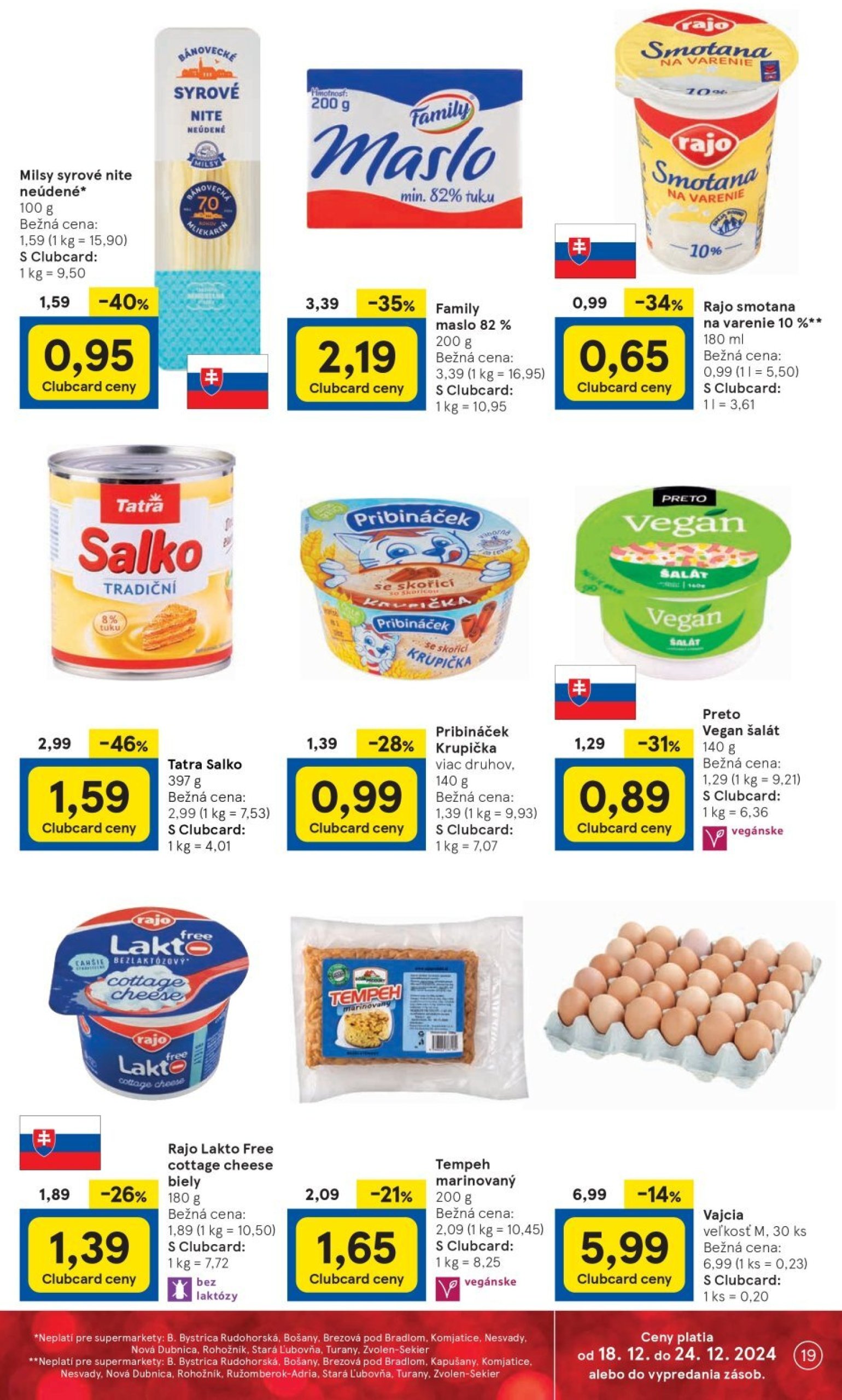 tesco - Tesco Supermarket leták platný od 18.12. - 24.12. - page: 19