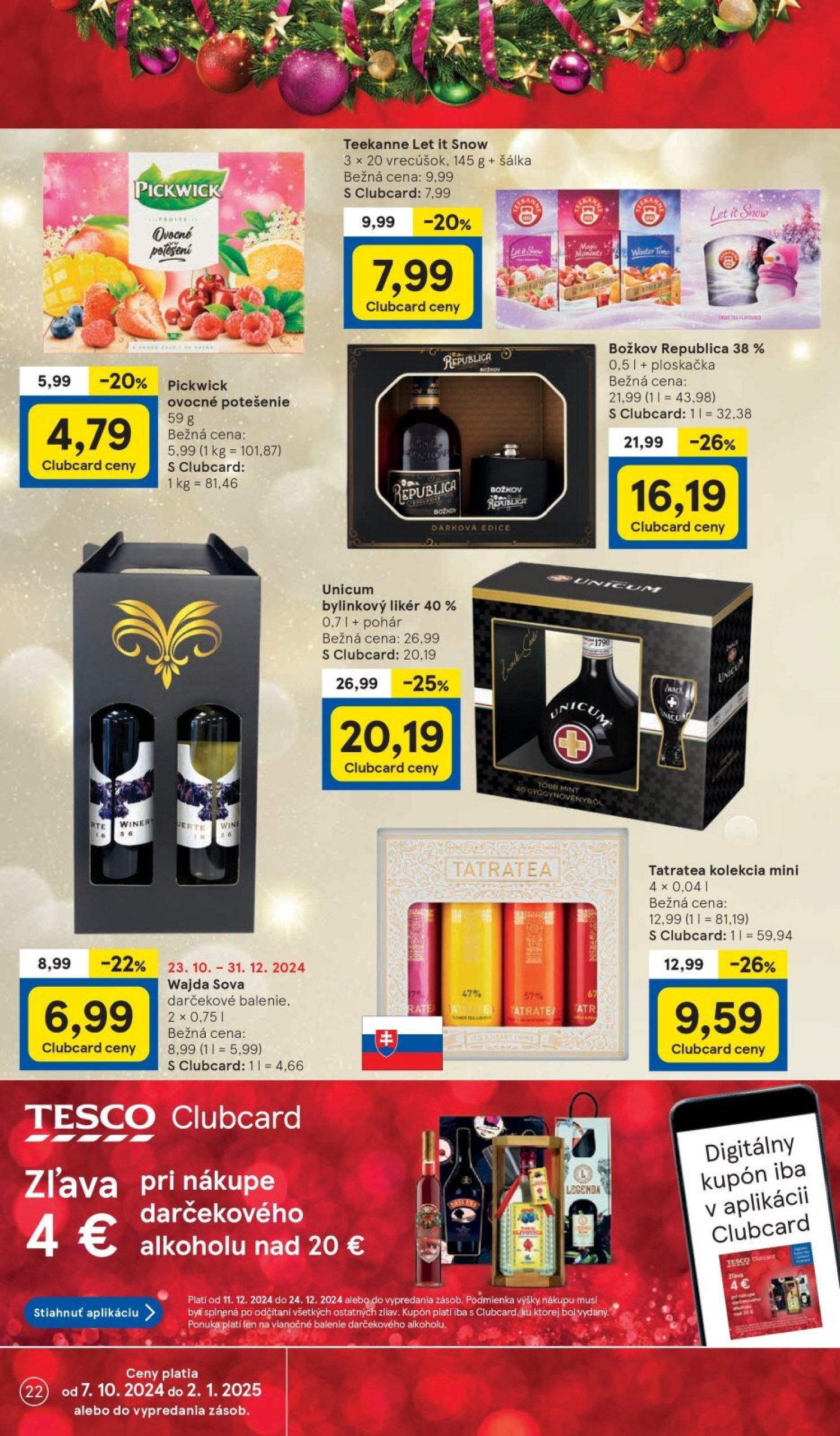 tesco - Tesco Supermarket leták platný od 18.12. - 24.12. - page: 22