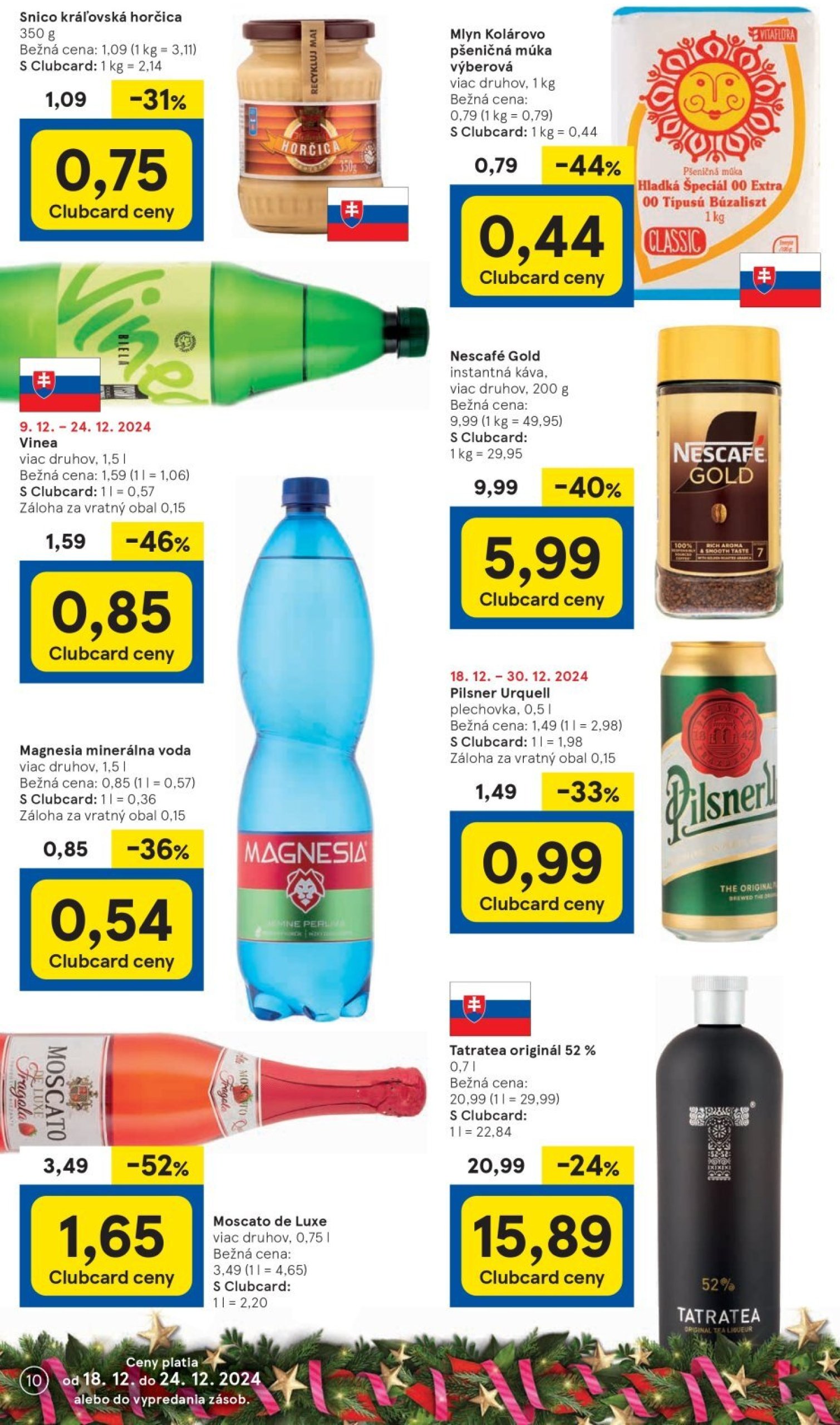 tesco - Tesco Supermarket leták platný od 18.12. - 24.12. - page: 10