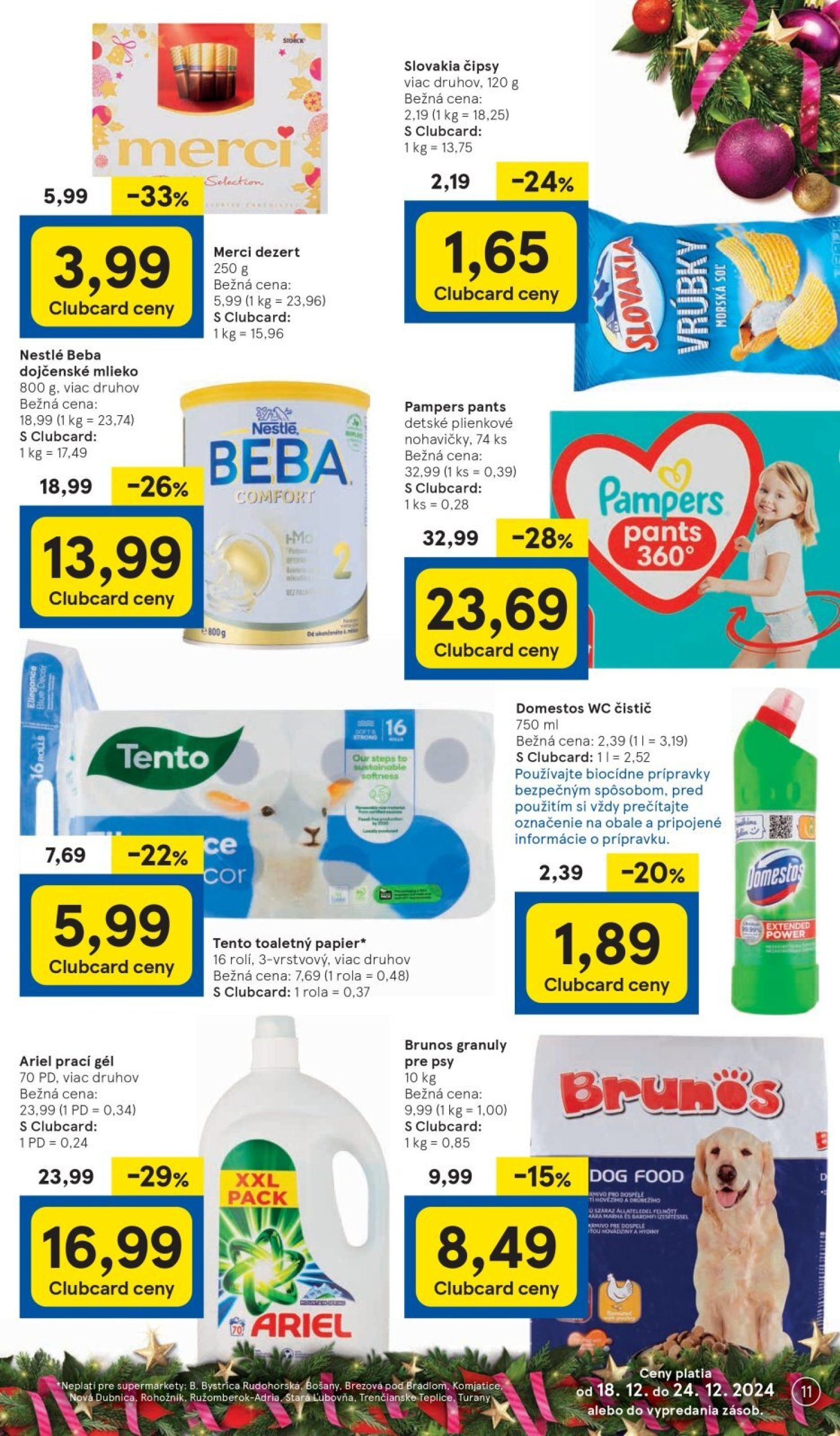 tesco - Tesco Supermarket leták platný od 18.12. - 24.12. - page: 11