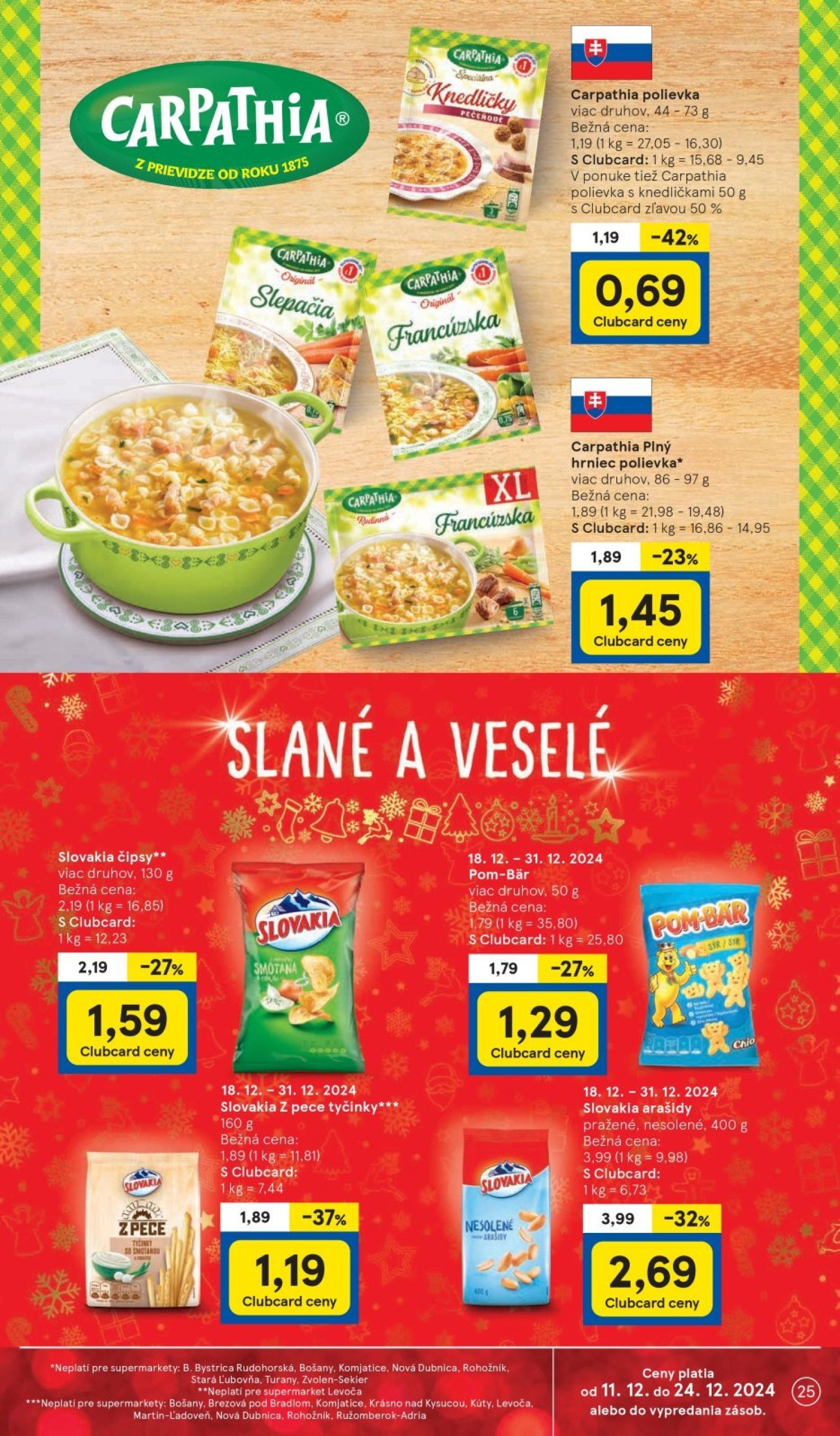 tesco - Tesco Supermarket leták platný od 18.12. - 24.12. - page: 25