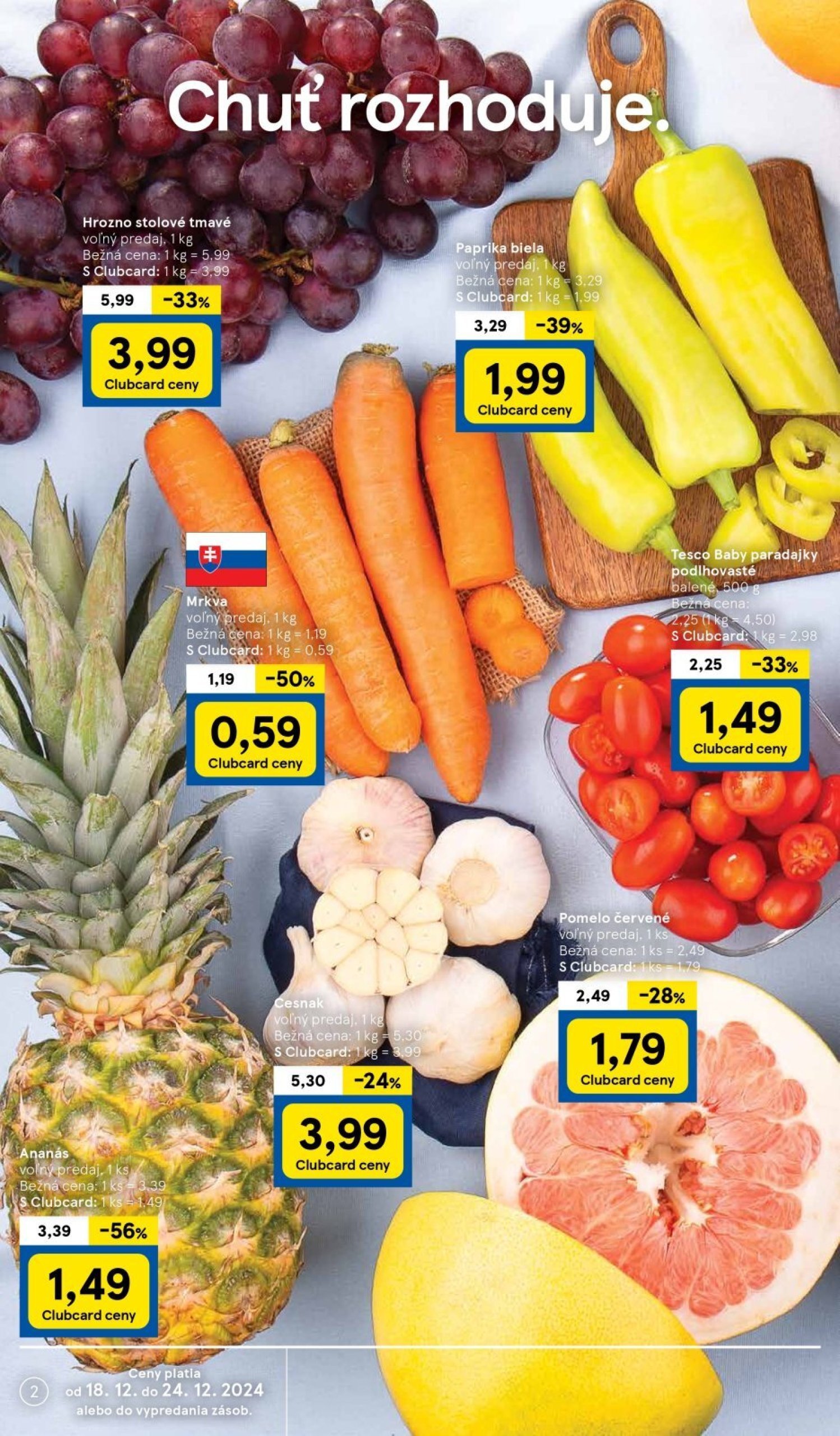 tesco - Tesco leták platný od 18.12. - 24.12. - page: 2