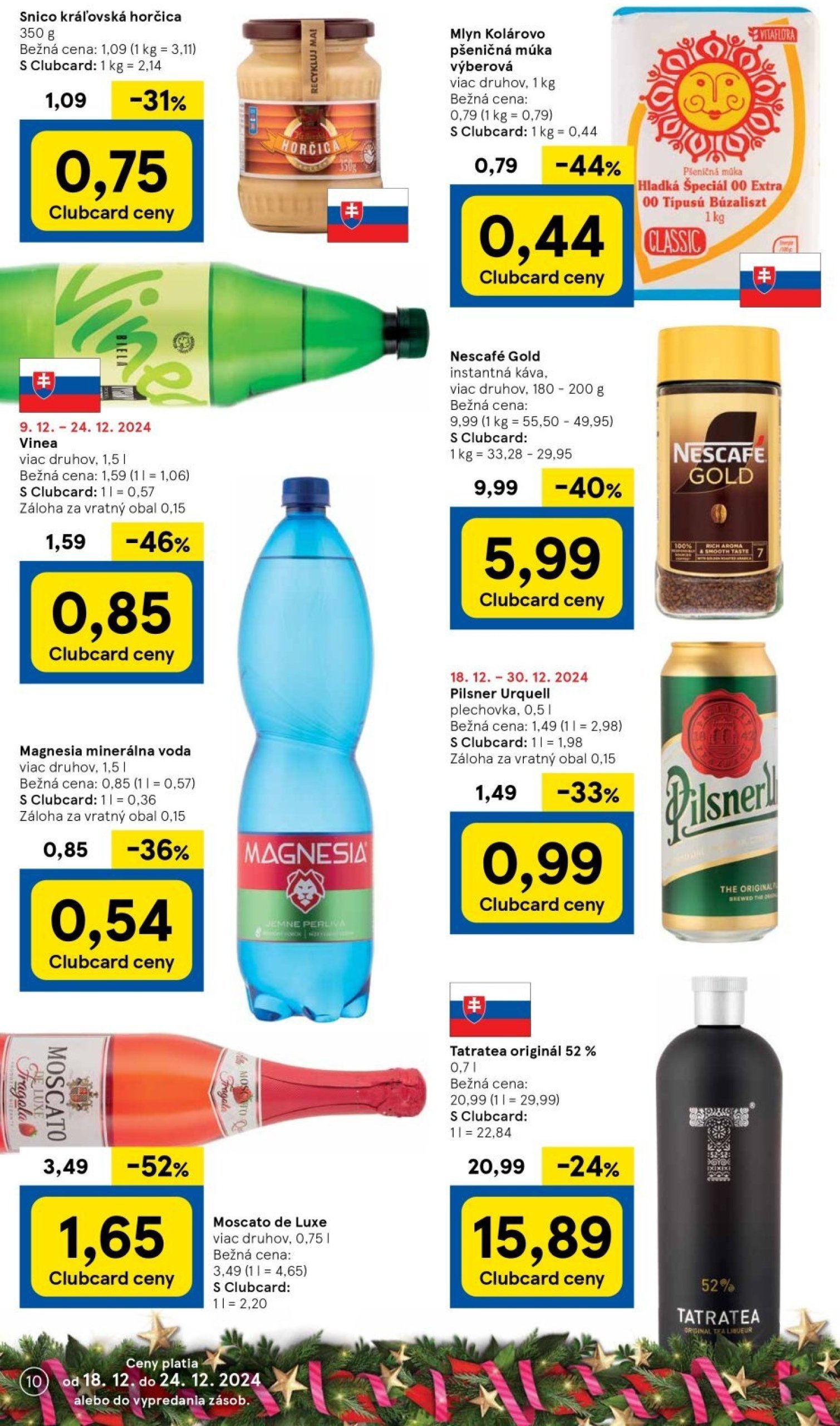 tesco - Tesco leták platný od 18.12. - 24.12. - page: 10