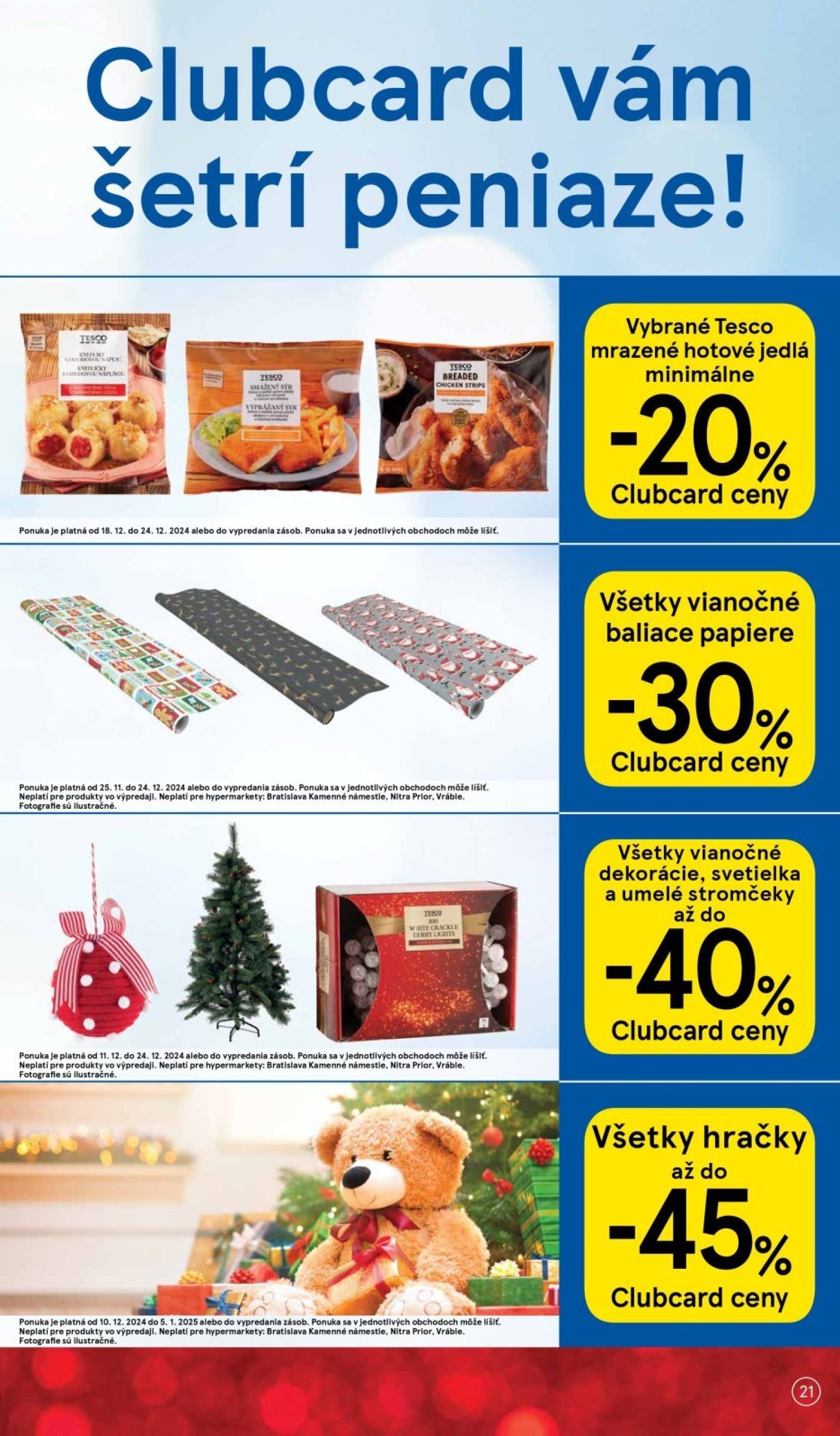 tesco - Tesco leták platný od 18.12. - 24.12. - page: 21