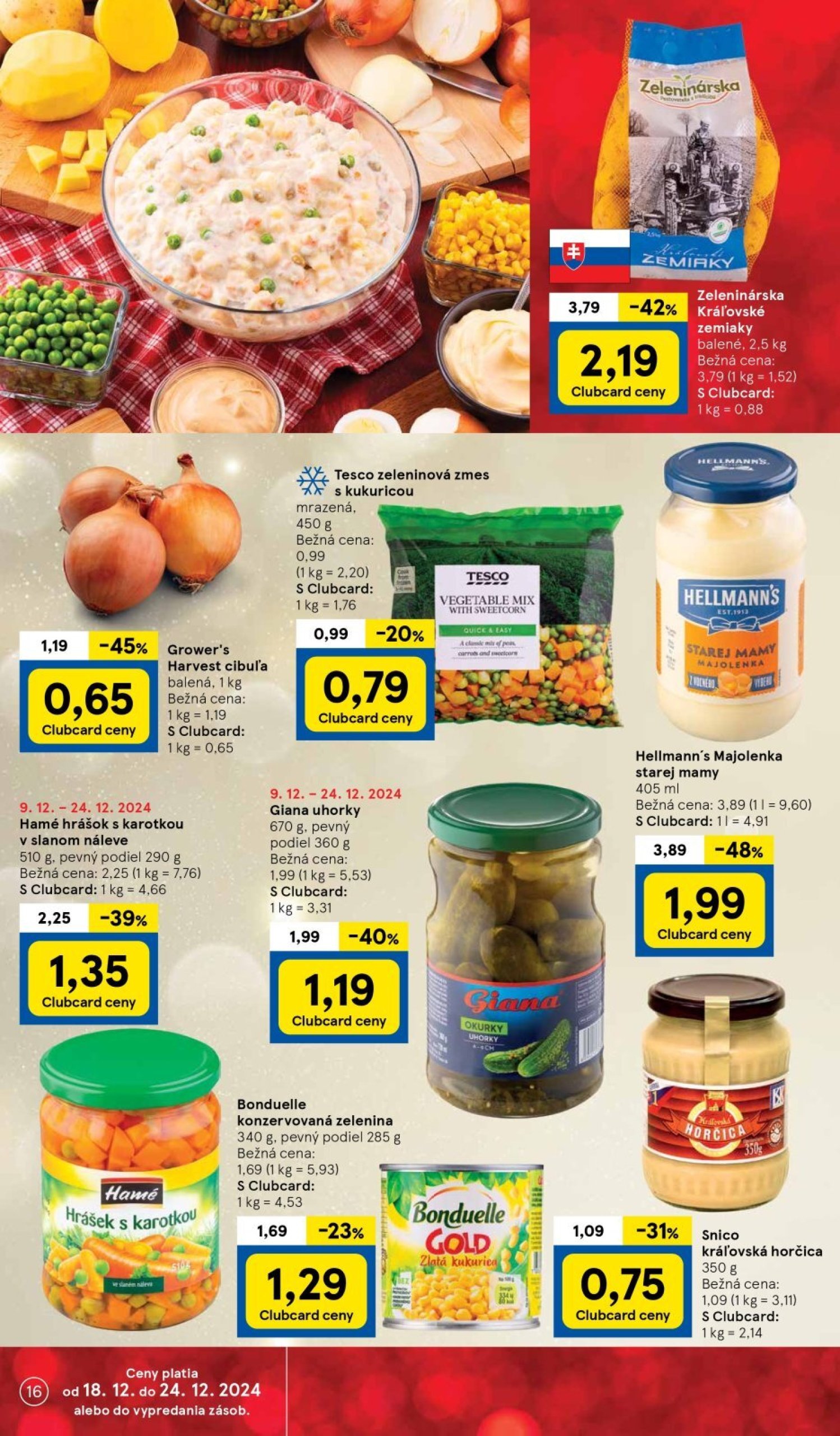 tesco - Tesco leták platný od 18.12. - 24.12. - page: 16