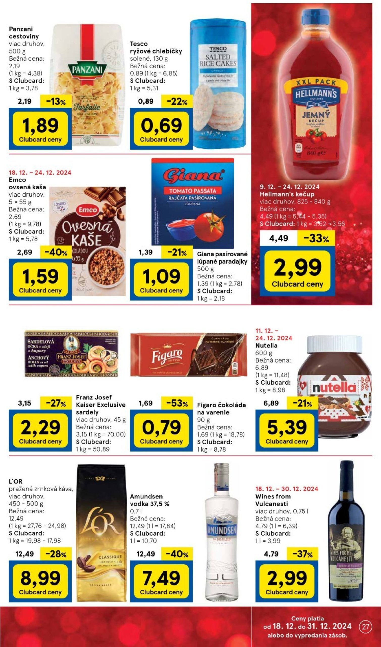 tesco - Tesco leták platný od 18.12. - 24.12. - page: 27