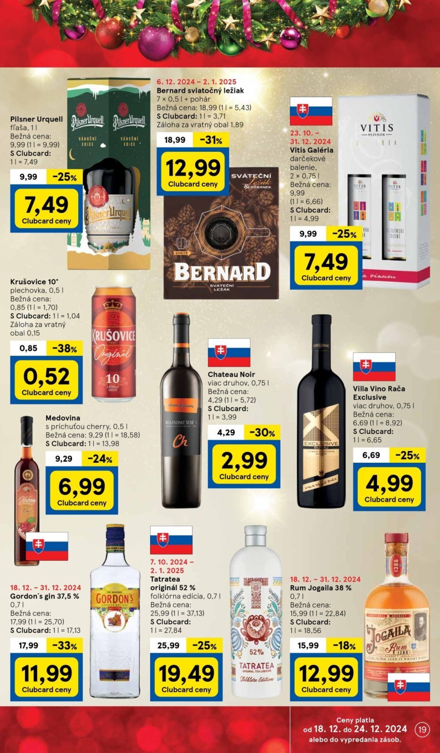 tesco - Tesco leták platný od 18.12. - 24.12. - page: 19