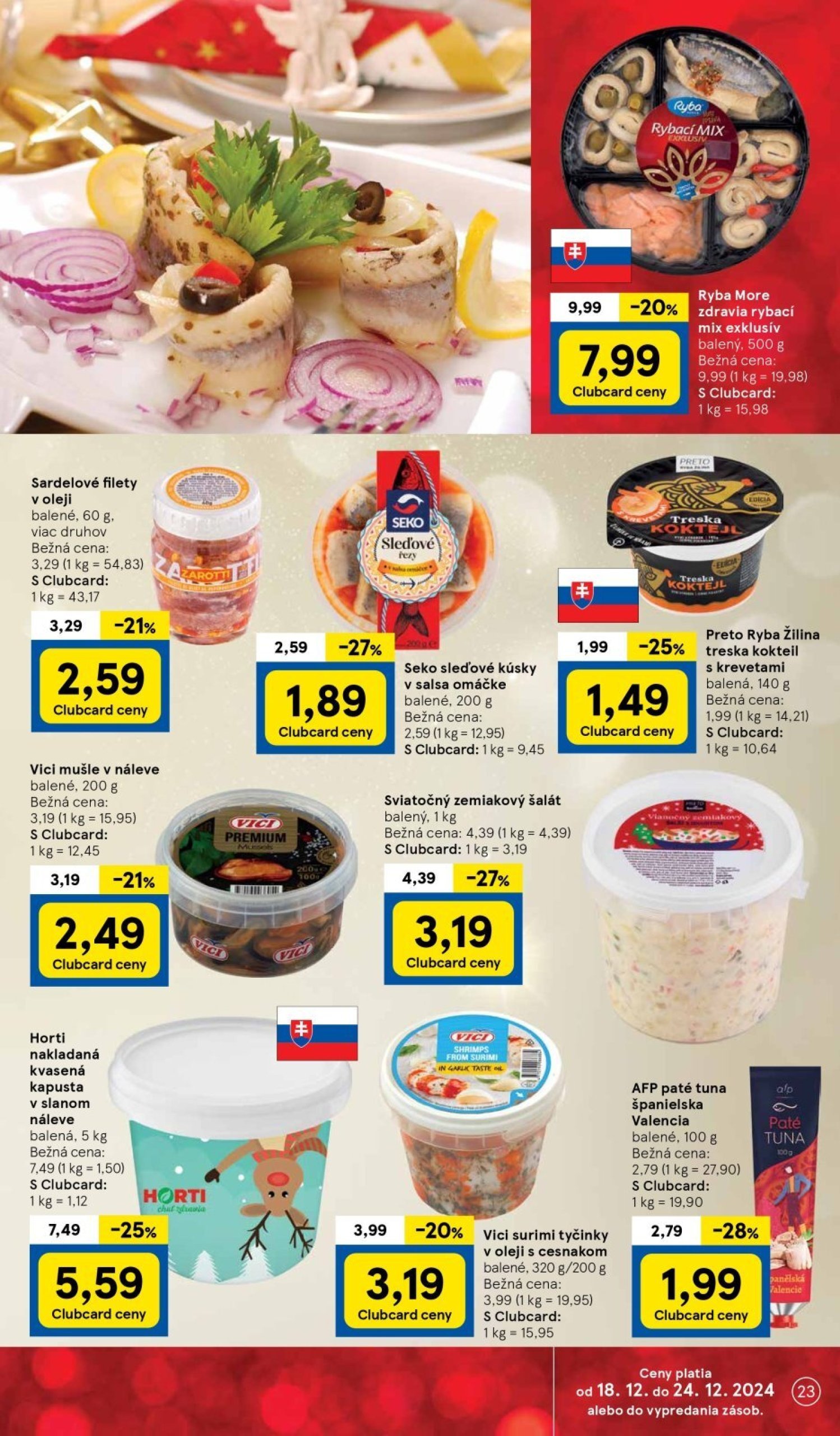 tesco - Tesco leták platný od 18.12. - 24.12. - page: 23