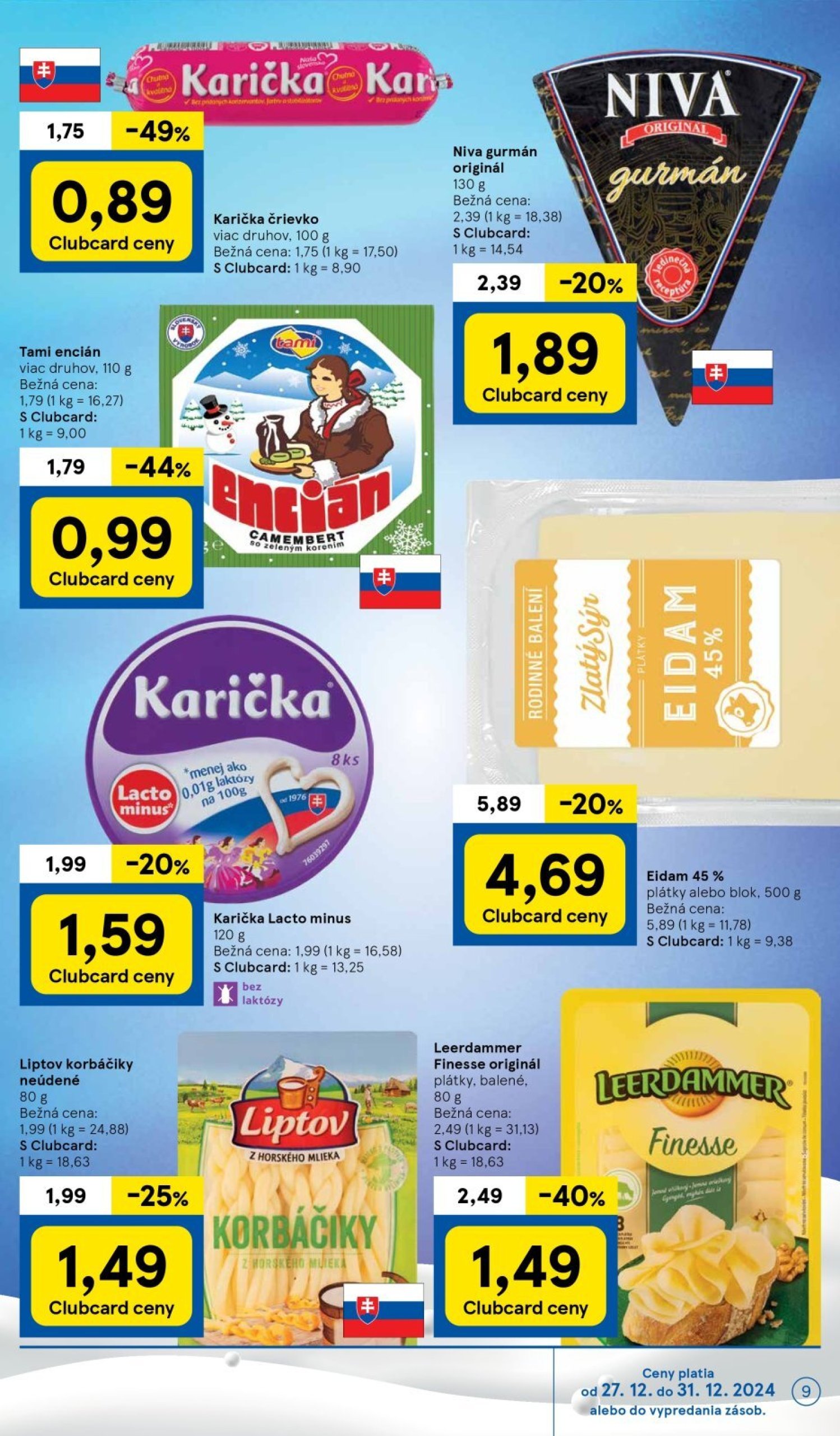 tesco - Tesco Supermarket leták platný od 27.12. - 31.12. - page: 9