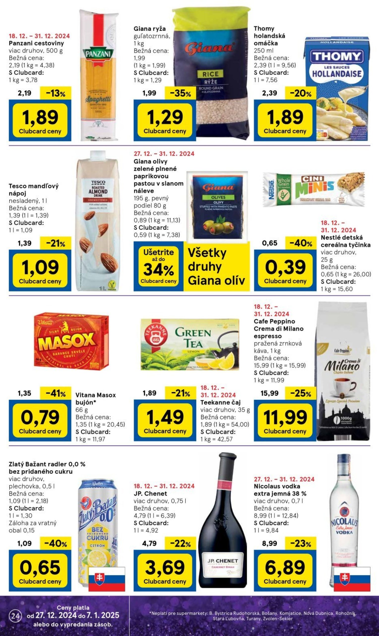 tesco - Tesco Supermarket leták platný od 27.12. - 31.12. - page: 24