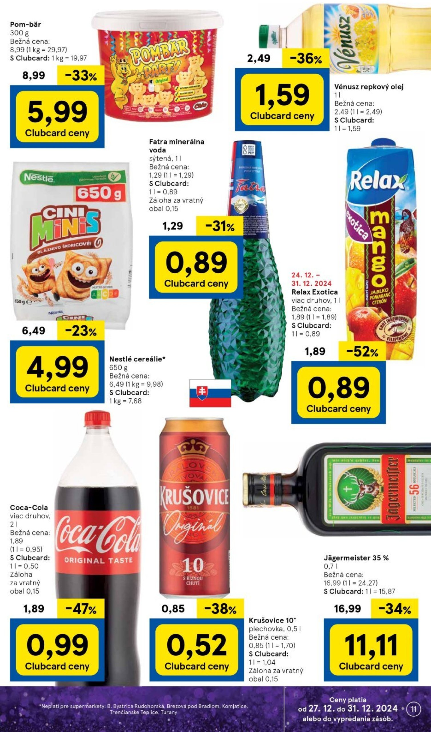 tesco - Tesco Supermarket leták platný od 27.12. - 31.12. - page: 11