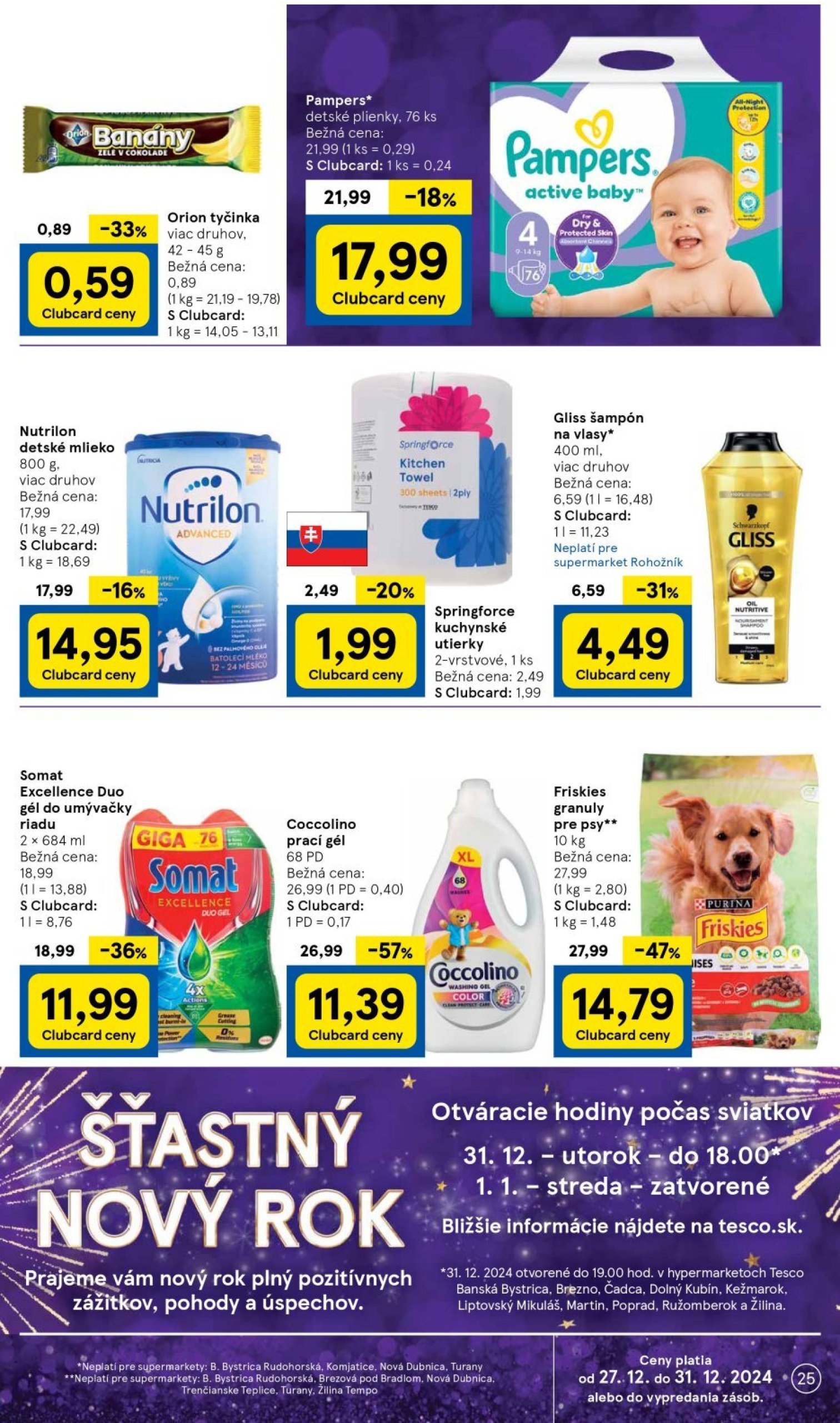 tesco - Tesco Supermarket leták platný od 27.12. - 31.12. - page: 25