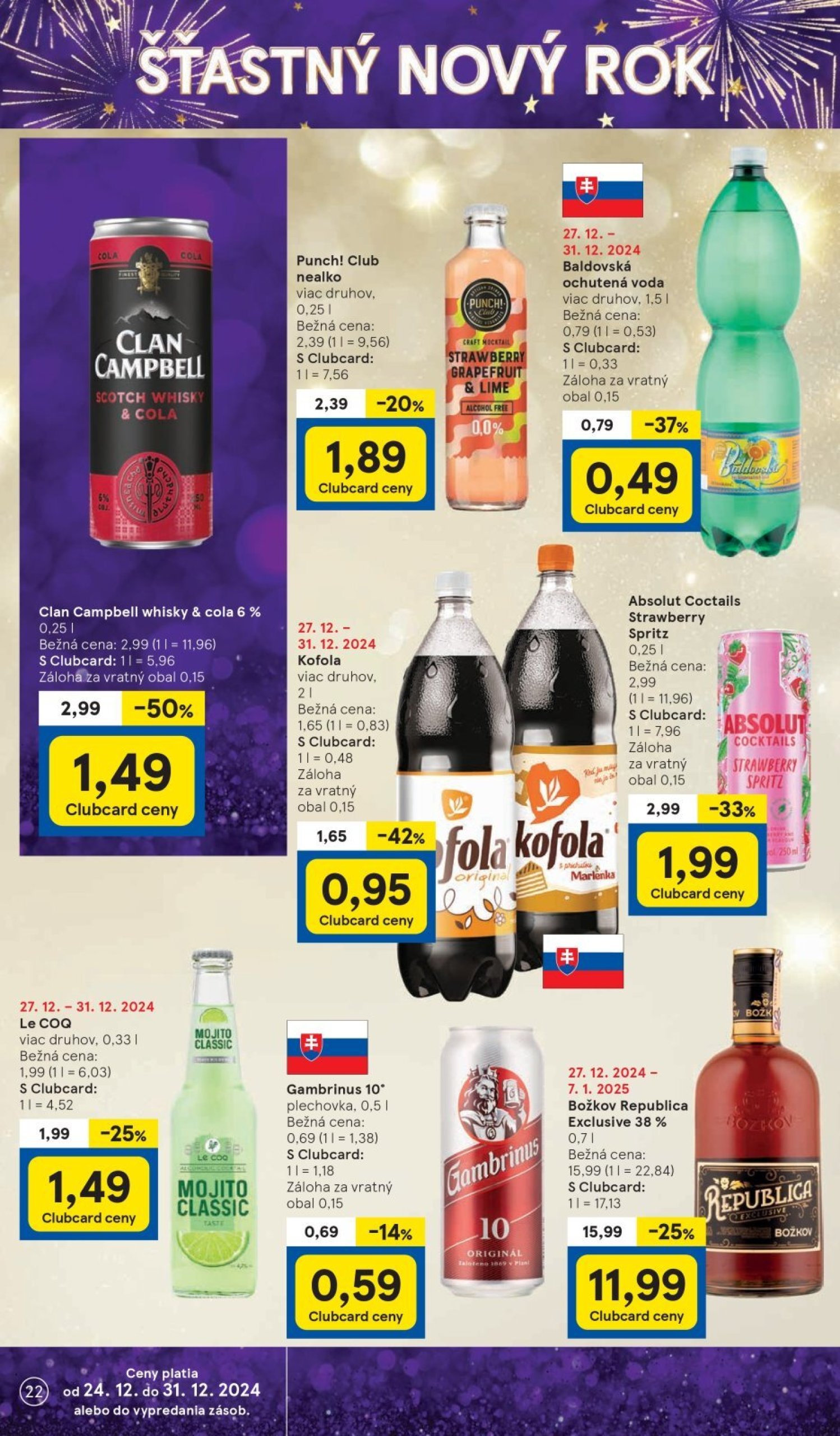 tesco - Tesco leták platný od 27.12. - 31.12. - page: 22