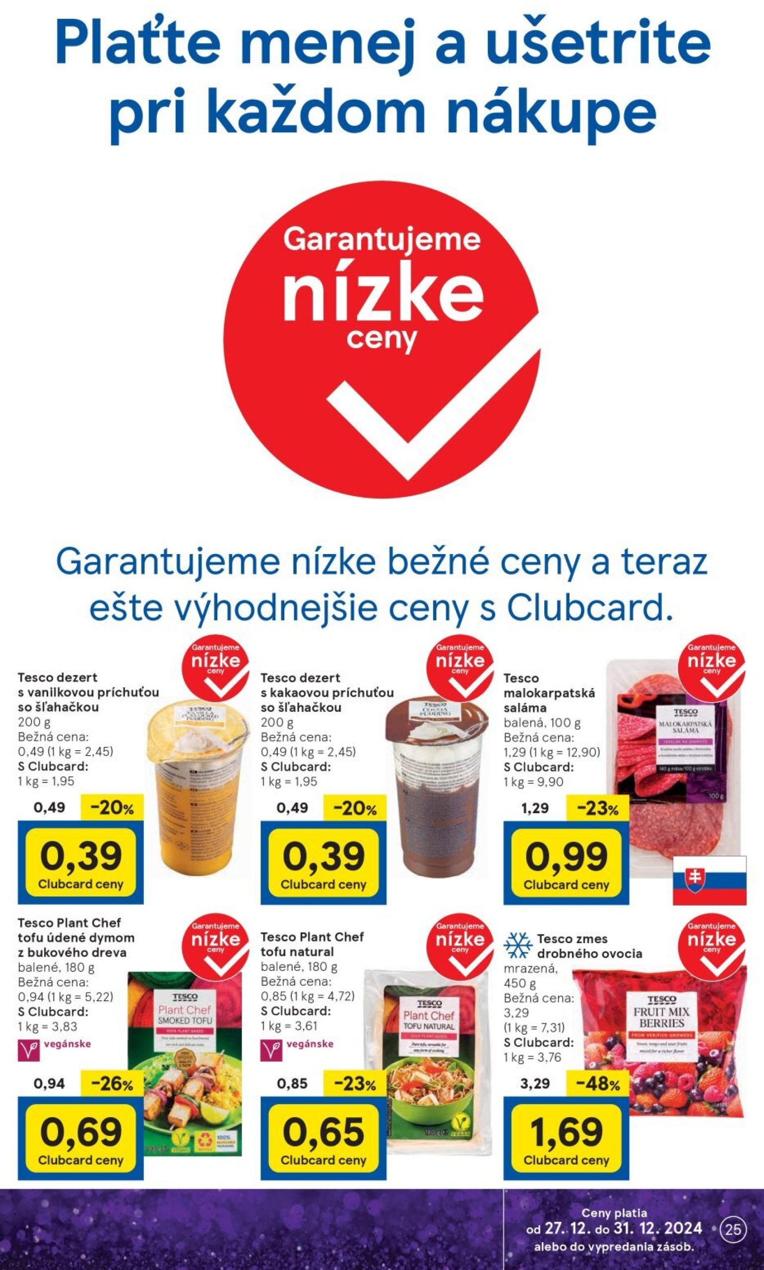 tesco - Tesco leták platný od 27.12. - 31.12. - page: 25