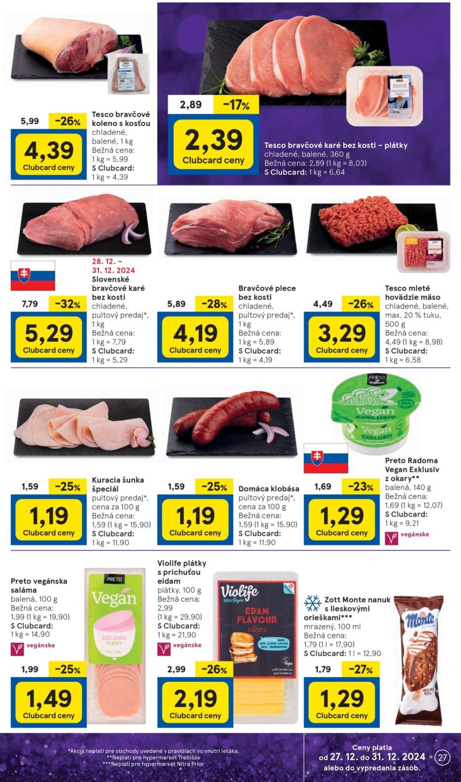 tesco - Tesco leták platný od 27.12. - 31.12. - page: 27