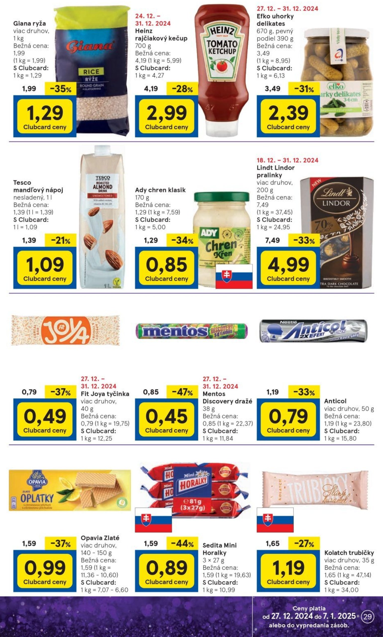 tesco - Tesco leták platný od 27.12. - 31.12. - page: 29