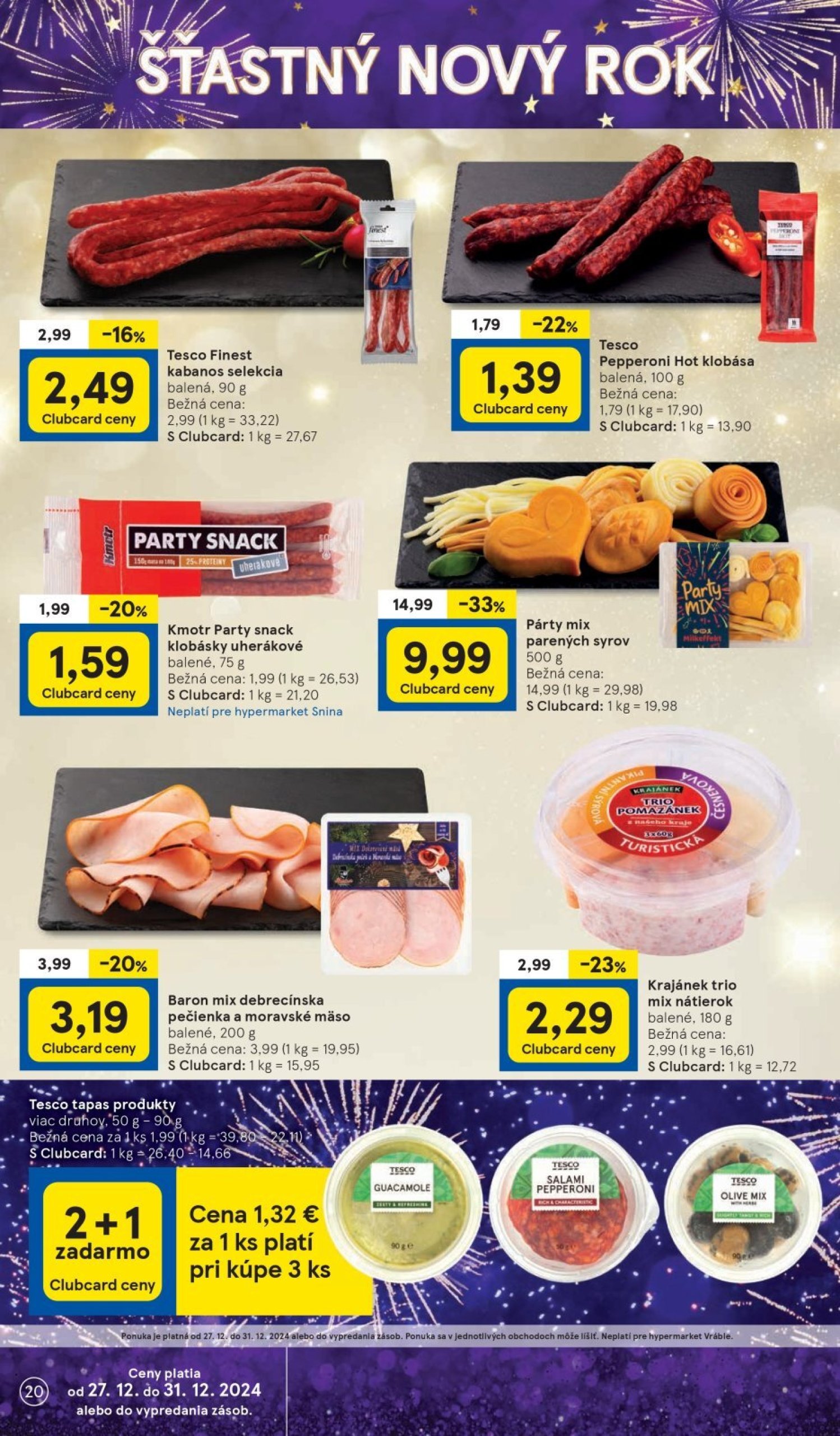 tesco - Tesco leták platný od 27.12. - 31.12. - page: 20