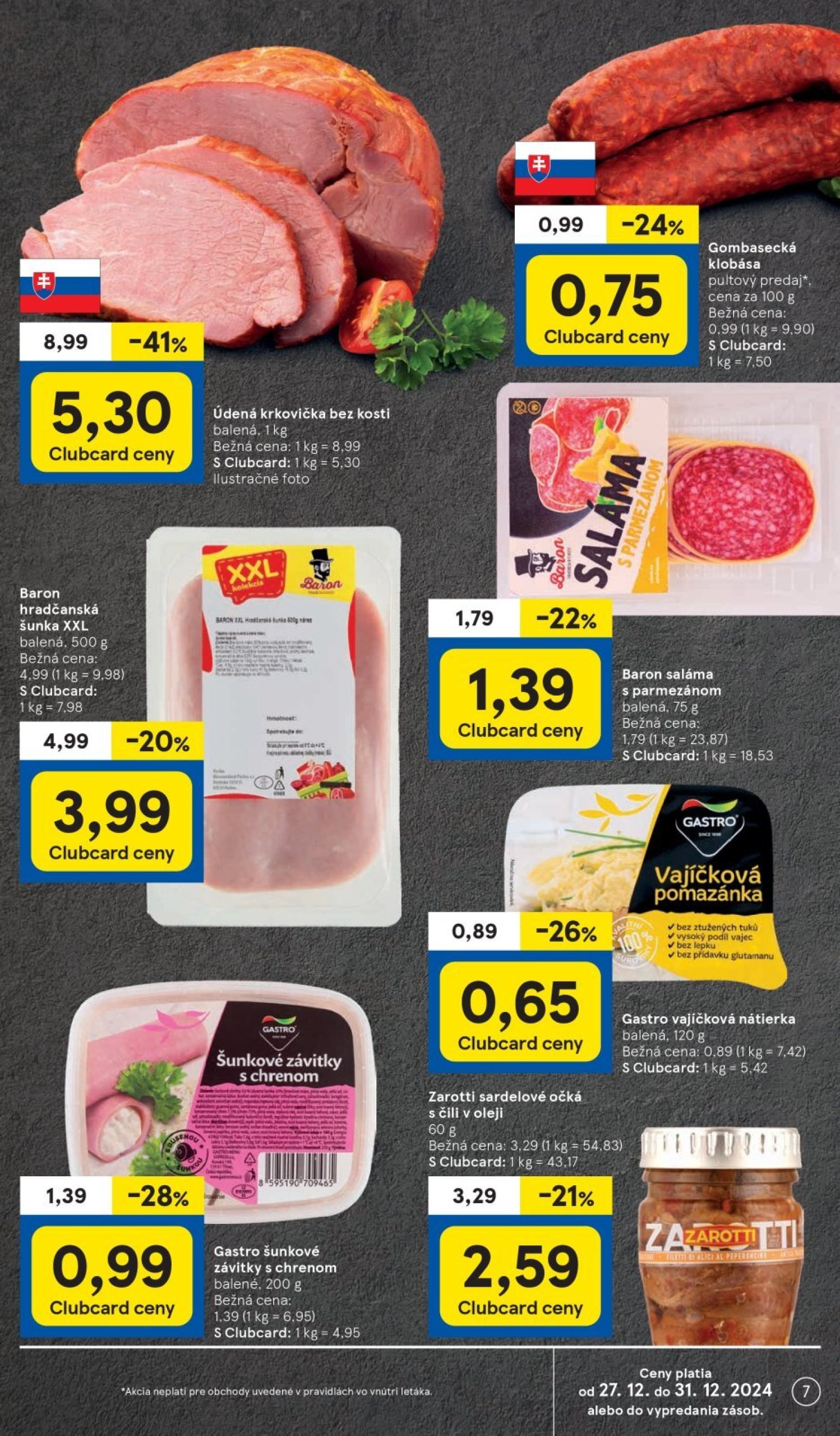 tesco - Tesco leták platný od 27.12. - 31.12. - page: 7