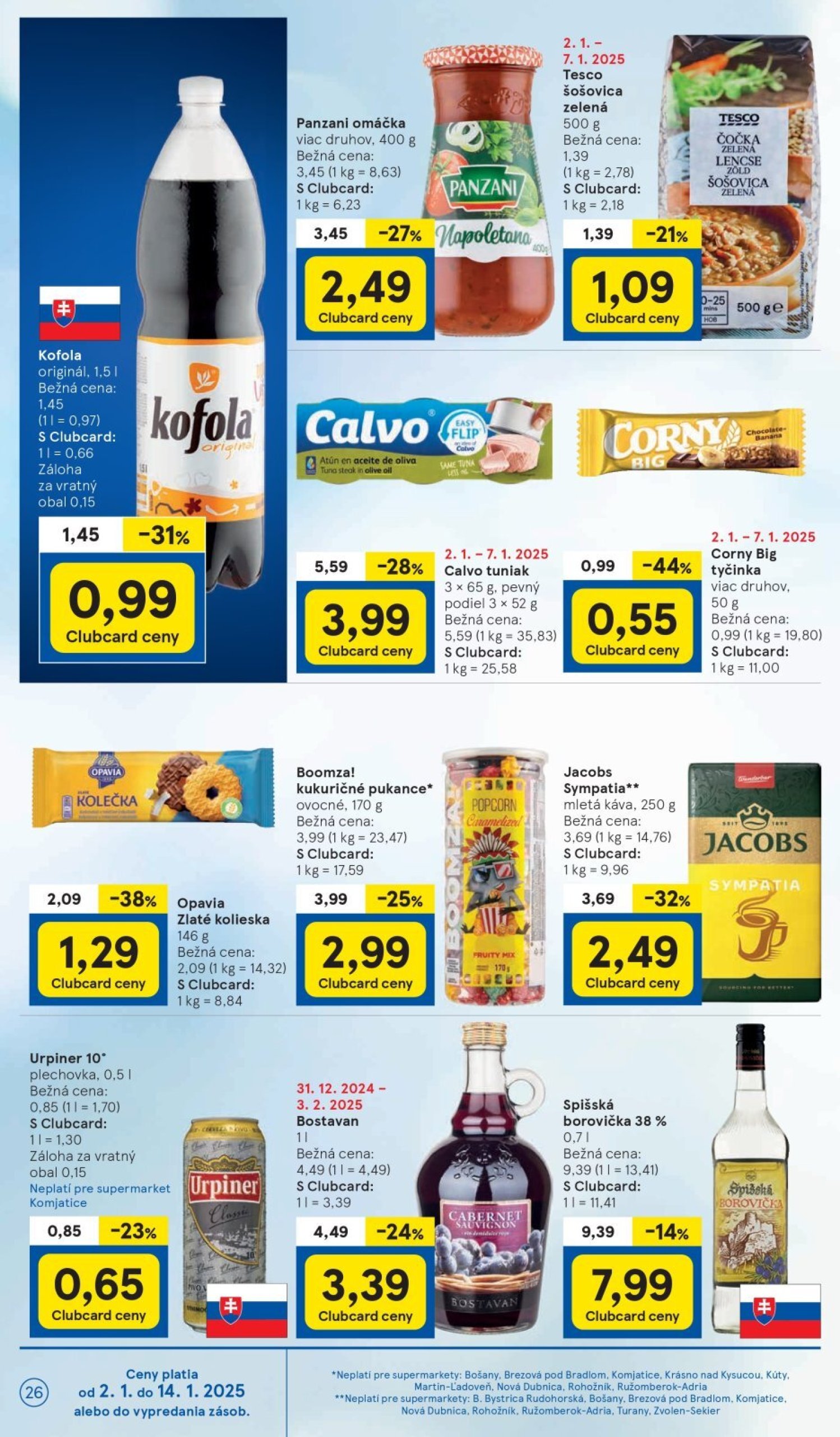 tesco - Tesco Supermarket leták platný od 02.01. - 07.01. - page: 26