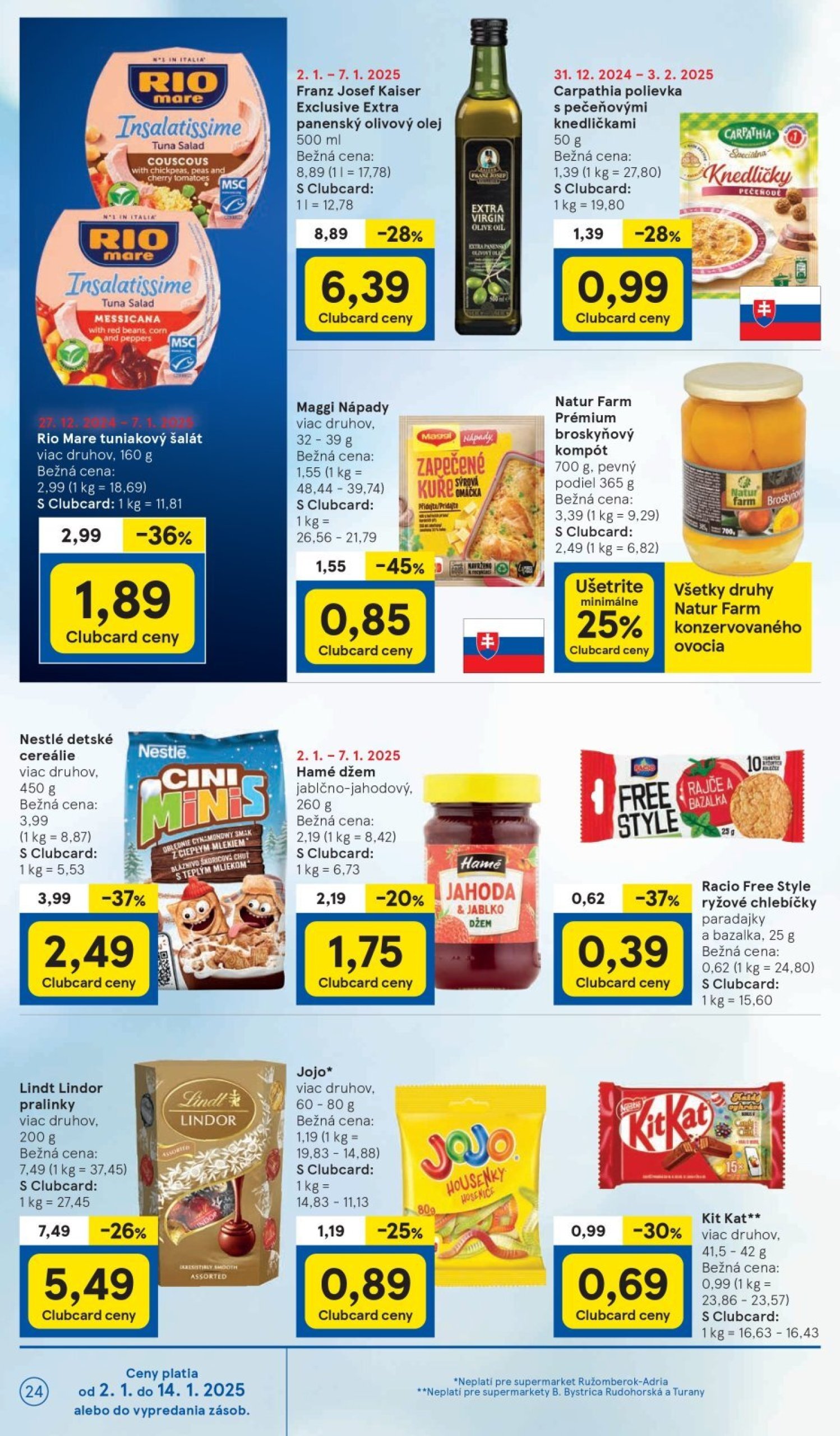 tesco - Tesco Supermarket leták platný od 02.01. - 07.01. - page: 24