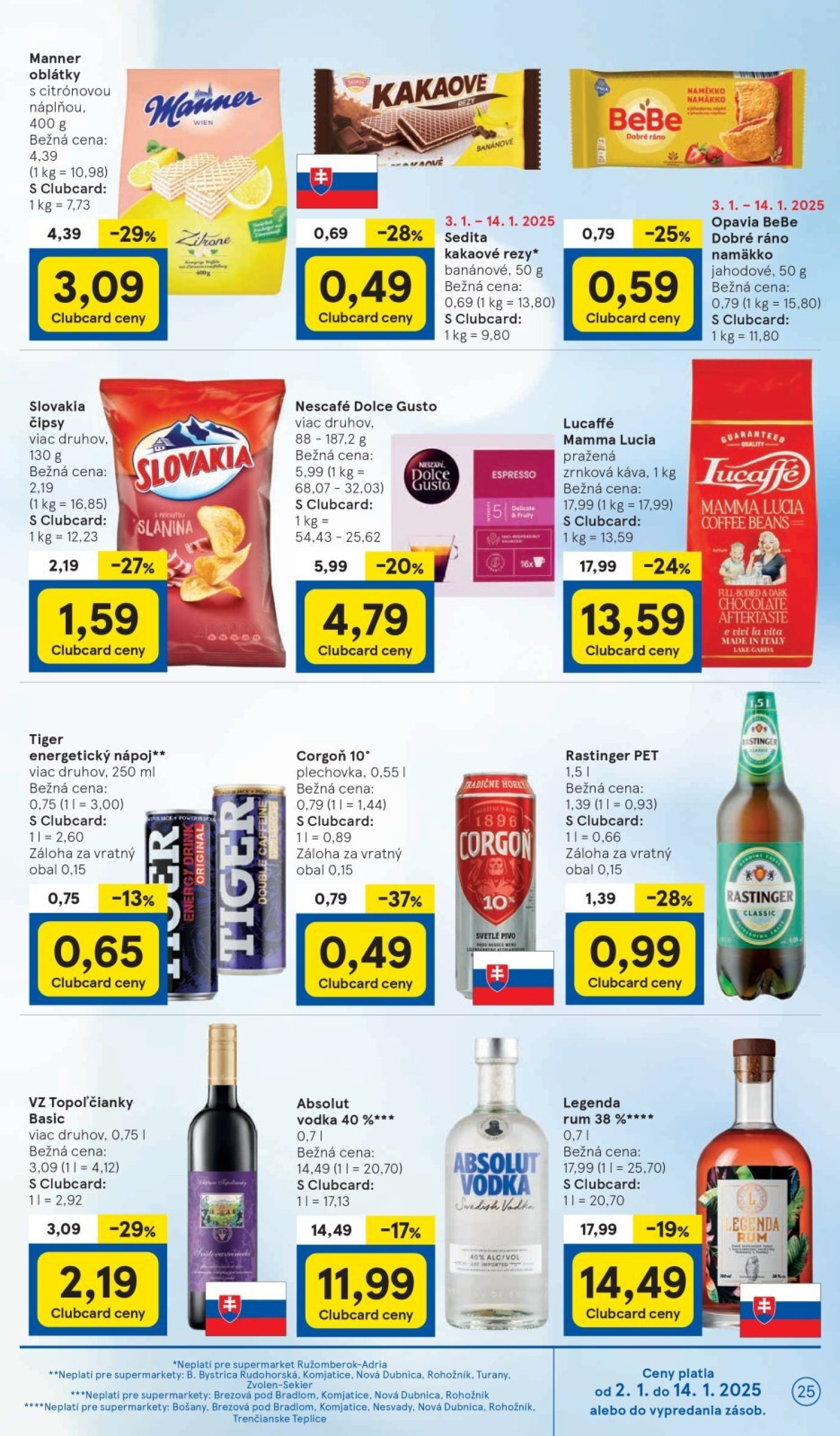 tesco - Tesco Supermarket leták platný od 02.01. - 07.01. - page: 25