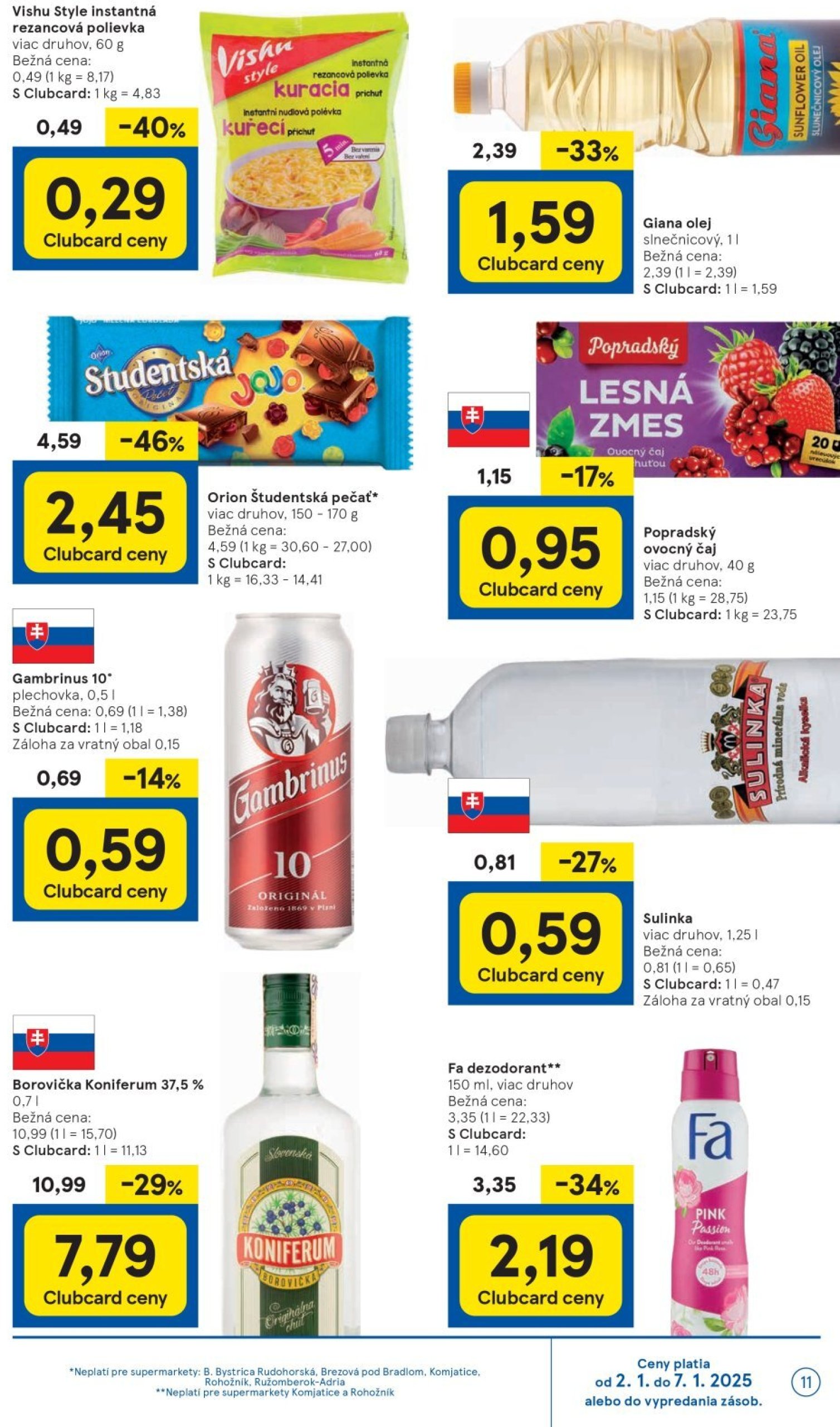 tesco - Tesco Supermarket leták platný od 02.01. - 07.01. - page: 11